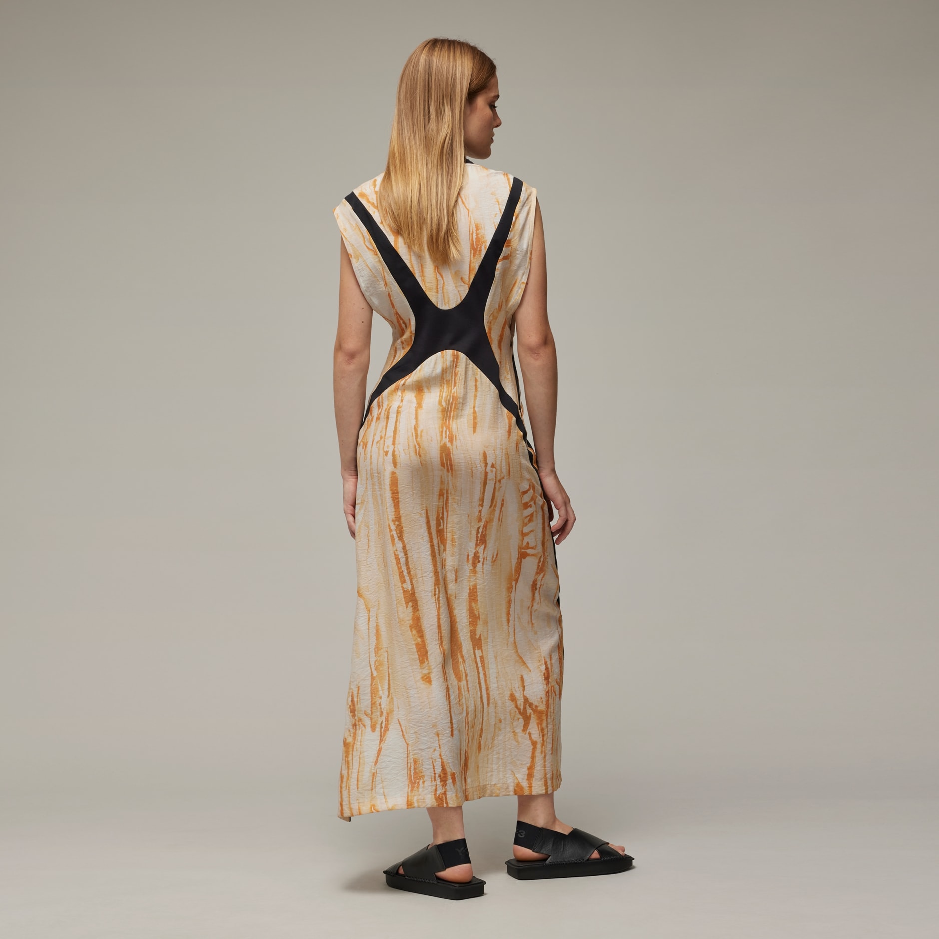 Clothing - Y-3 Rust Dye Long Dress - Multicolour | adidas South Africa