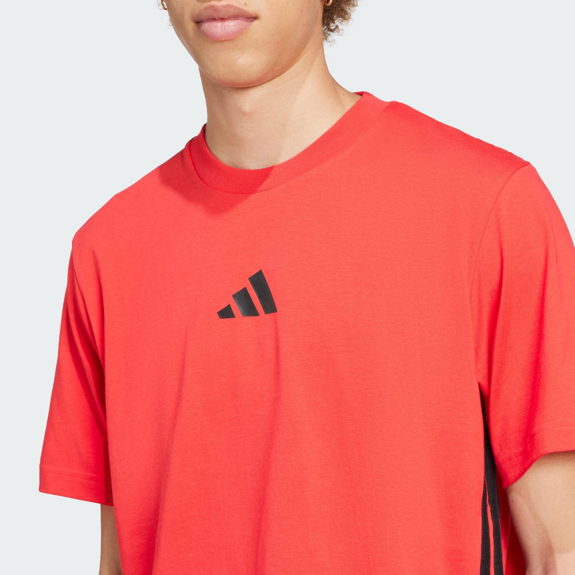 Essentials 3-Stripes Single Jersey Tee