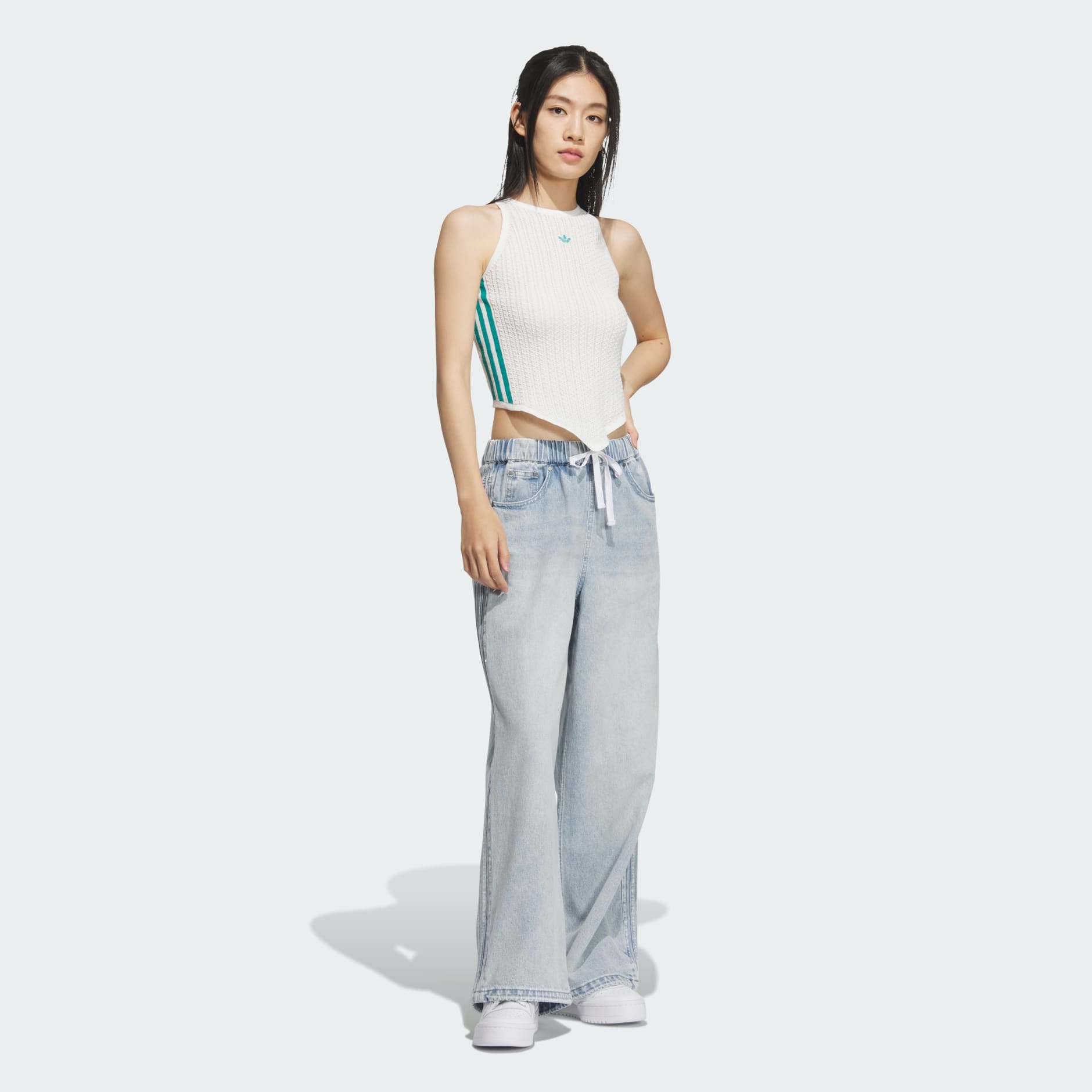 Soft Denim Adjustable Pants