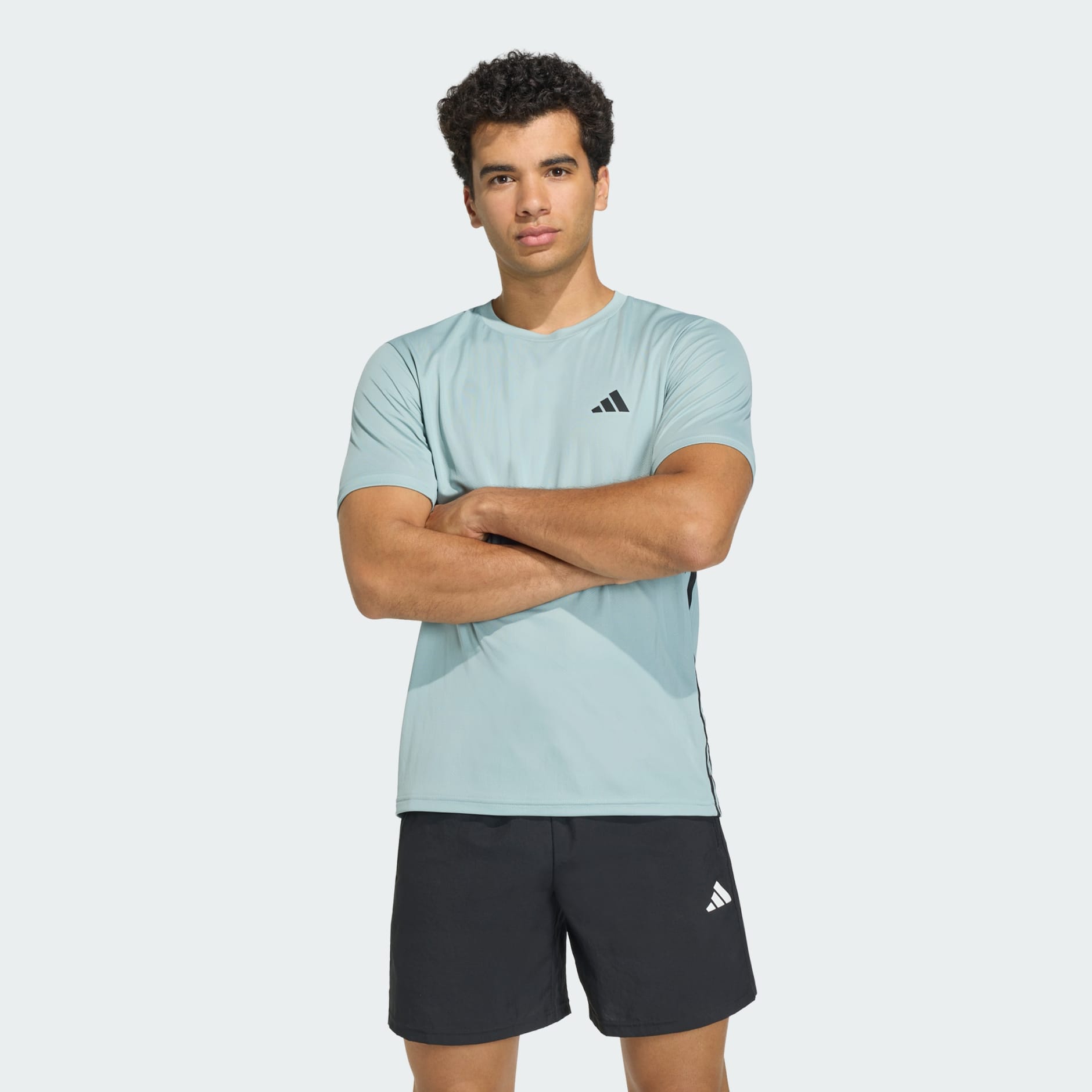 WORKOUT ESSENTIALS BASE 3-STRIPES T-SHIRT