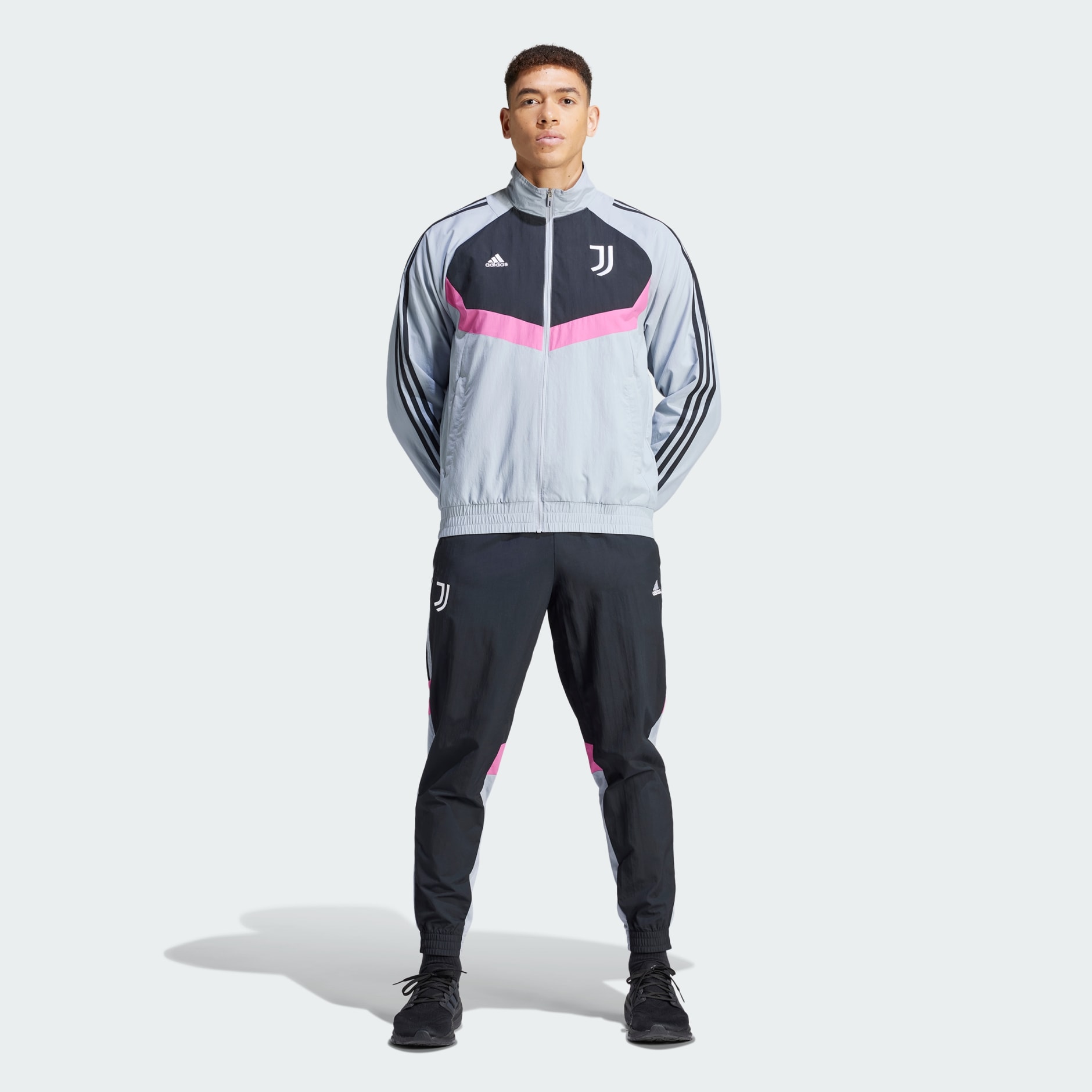 Mens Juventus Track Jacket - Anthracite