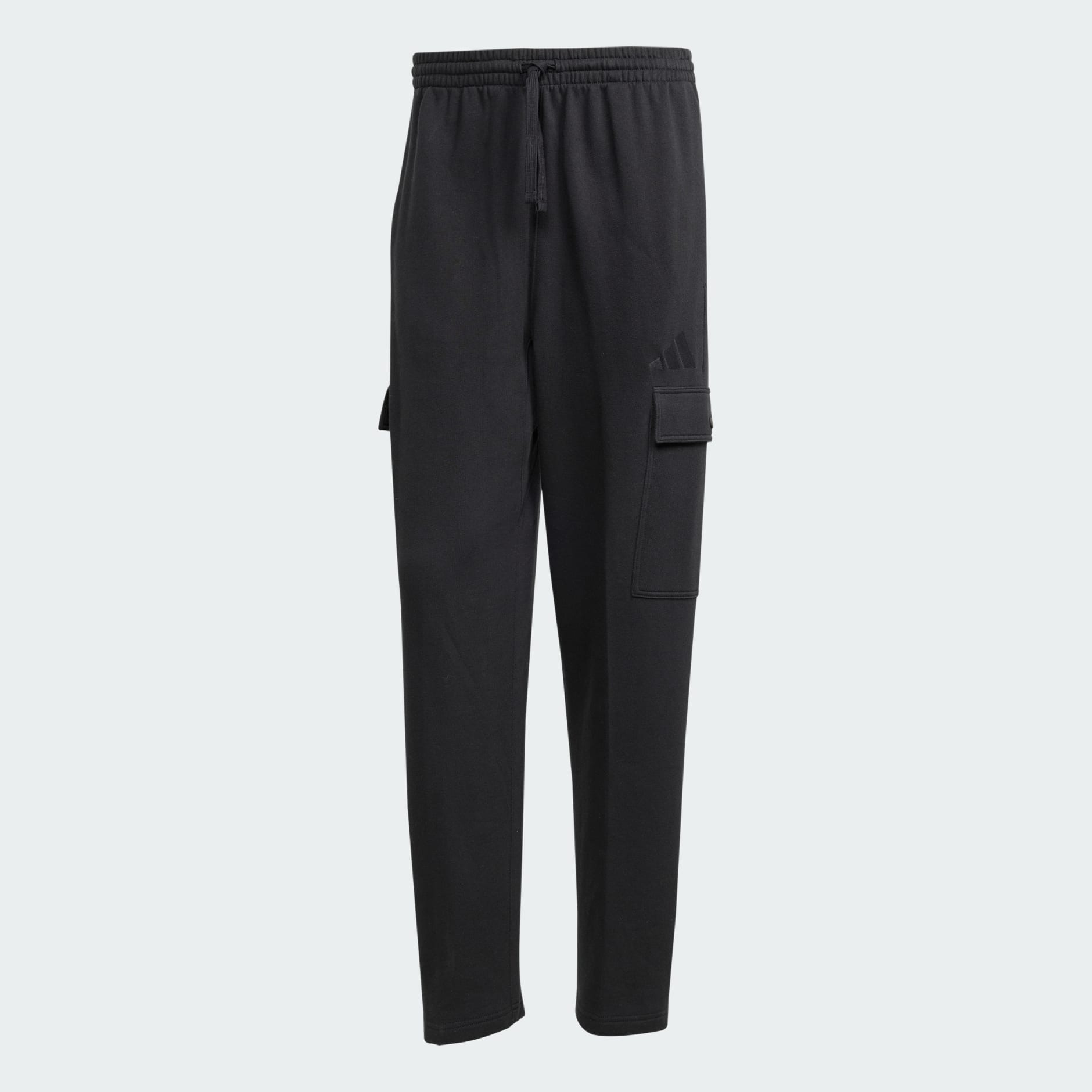 ALL SZN French Terry Loose Cargo Open Hem Pants
