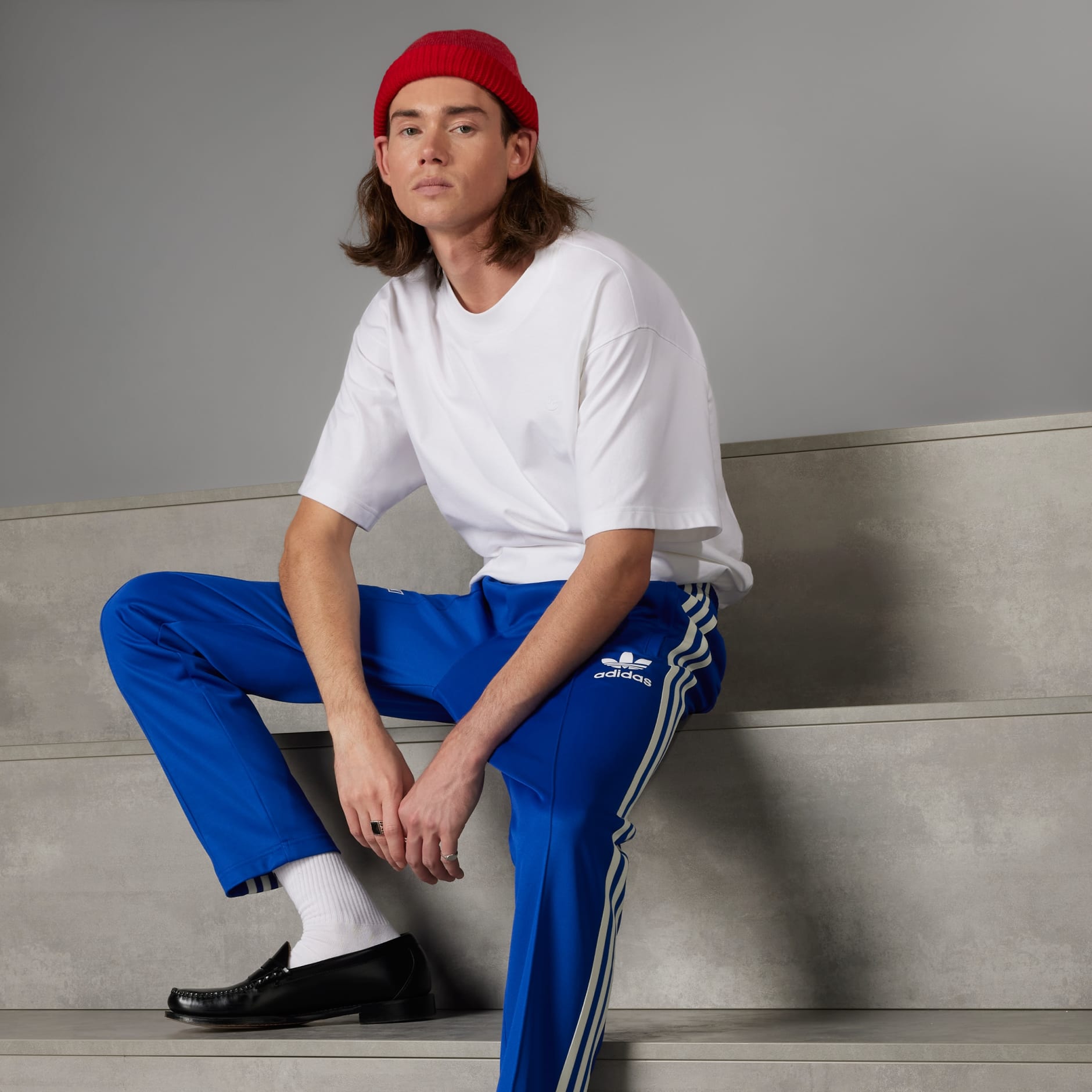 Men's Clothing - Italy Beckenbauer Track Pants - Blue