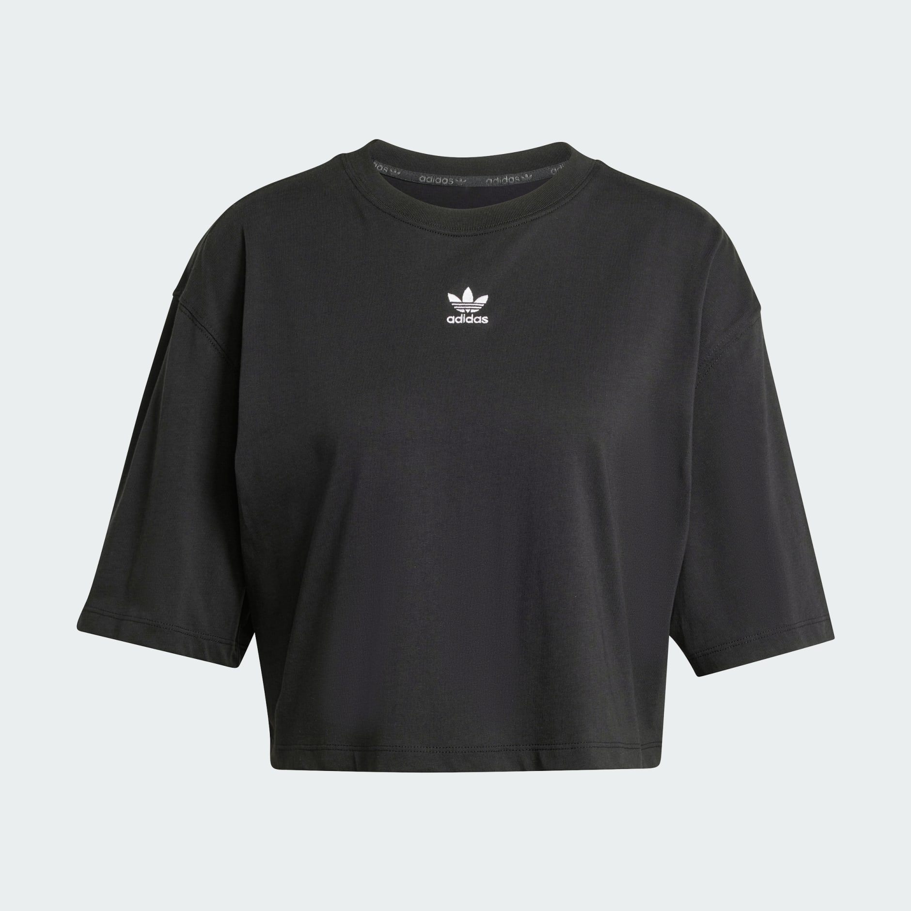 ★ adidas★ Essential Crop Tee JJ3385 adidas Essentials Crop Tee - Black | adidas UAE