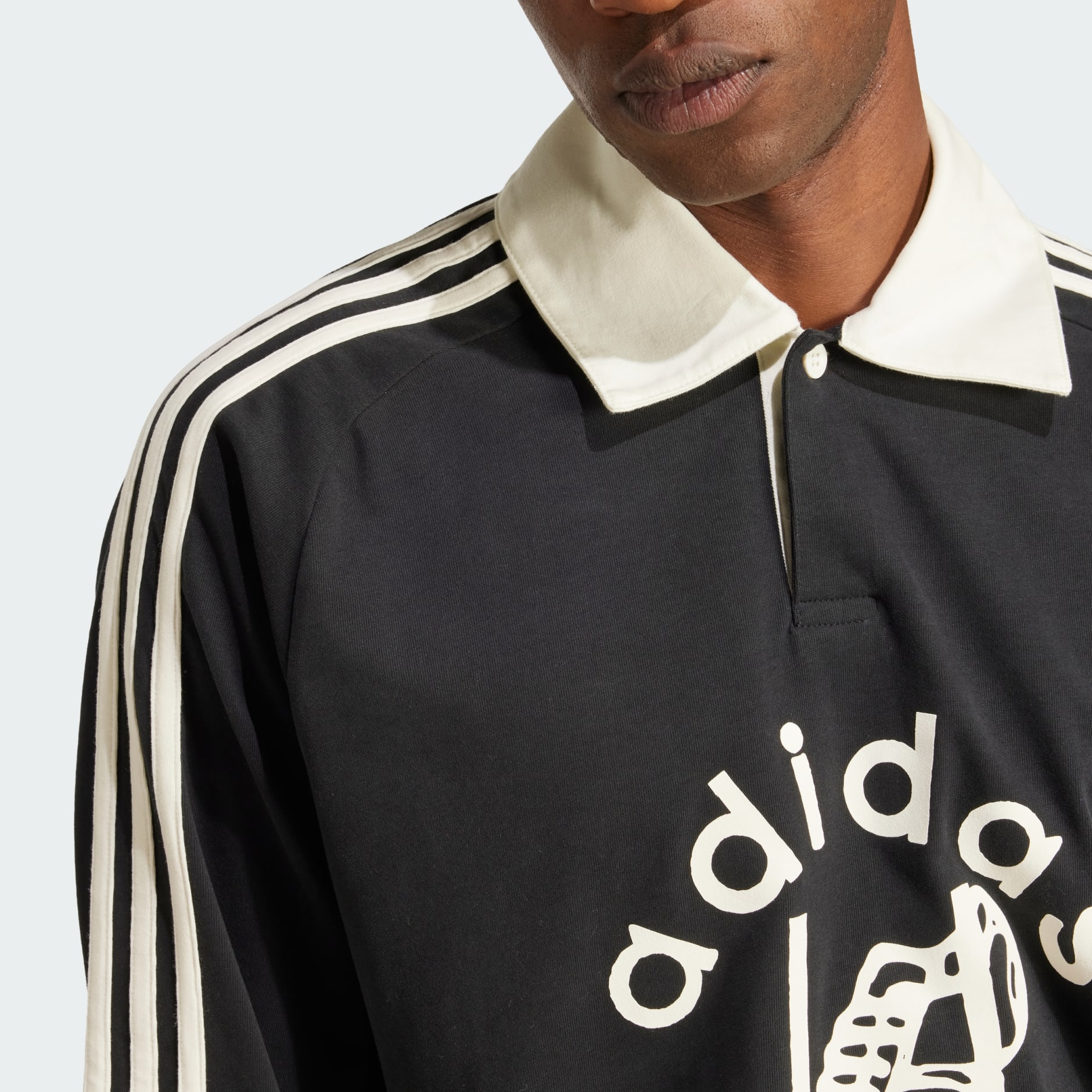 Clothing - Rugby Polo Shirt - Black | adidas Oman Clothing - Rugby Polo Shirt - Black | adidas Oman