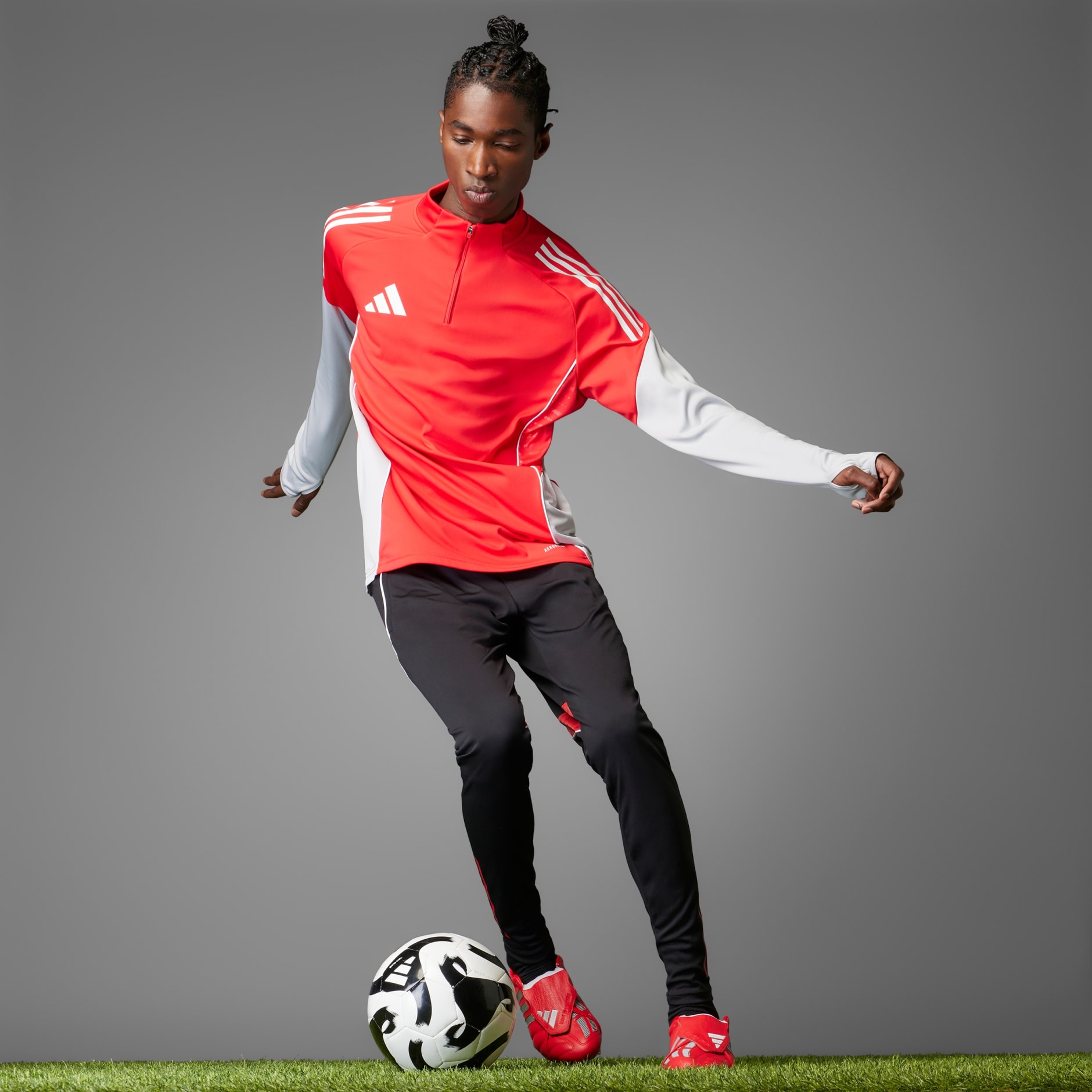adidas Predator レッド シューズ アディダス プレデター Elite フォールディングタン FG / 天然芝