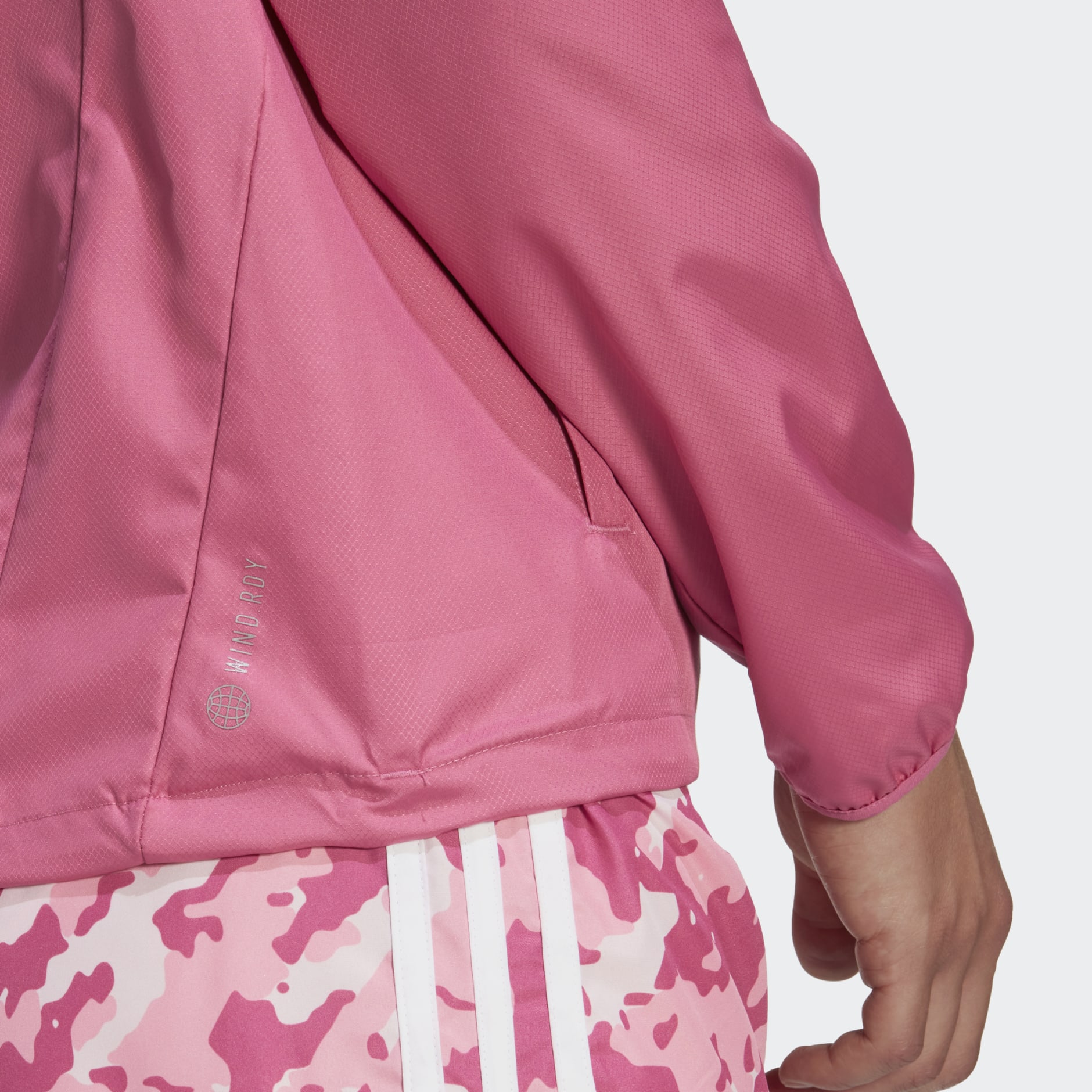 Own the Run Hooded Running Windbreaker