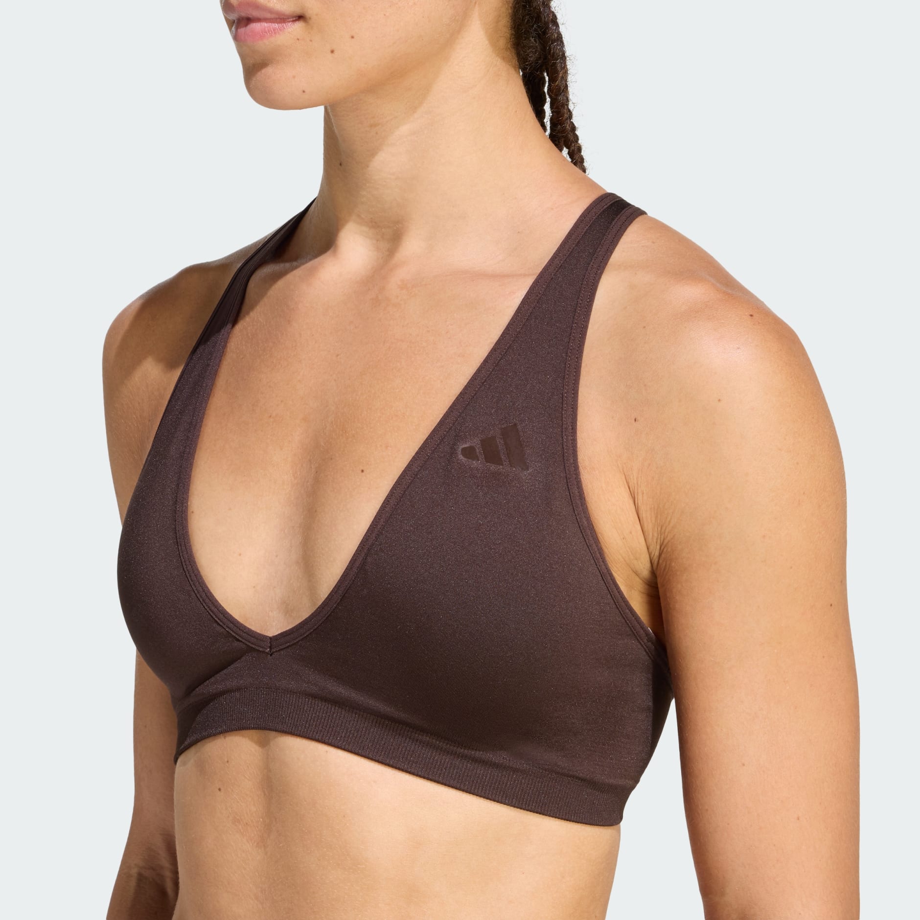 Pleteni grudnjak s laganom razinom potpore Workout Essentials