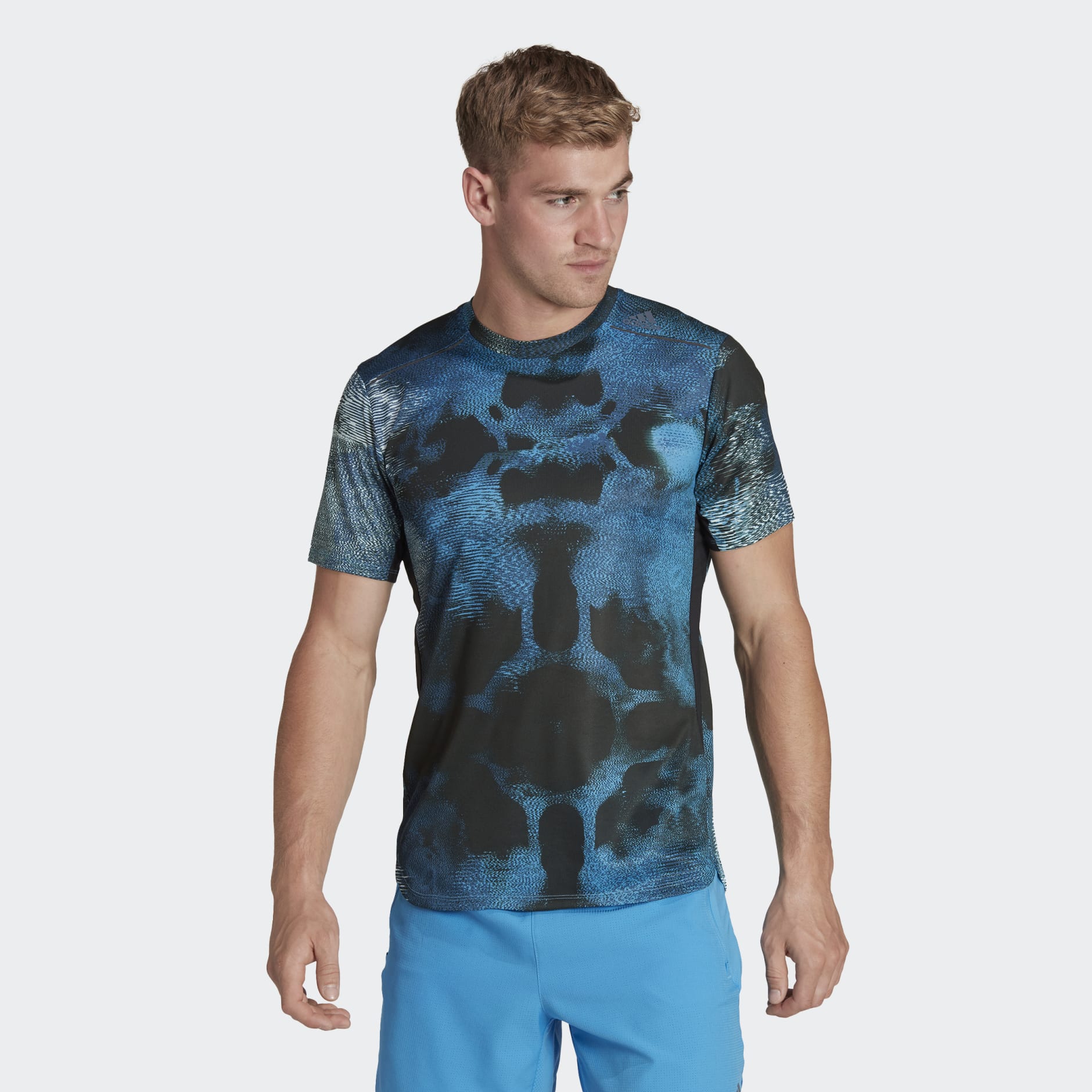 D4T HIIT Allover Print Training Tee