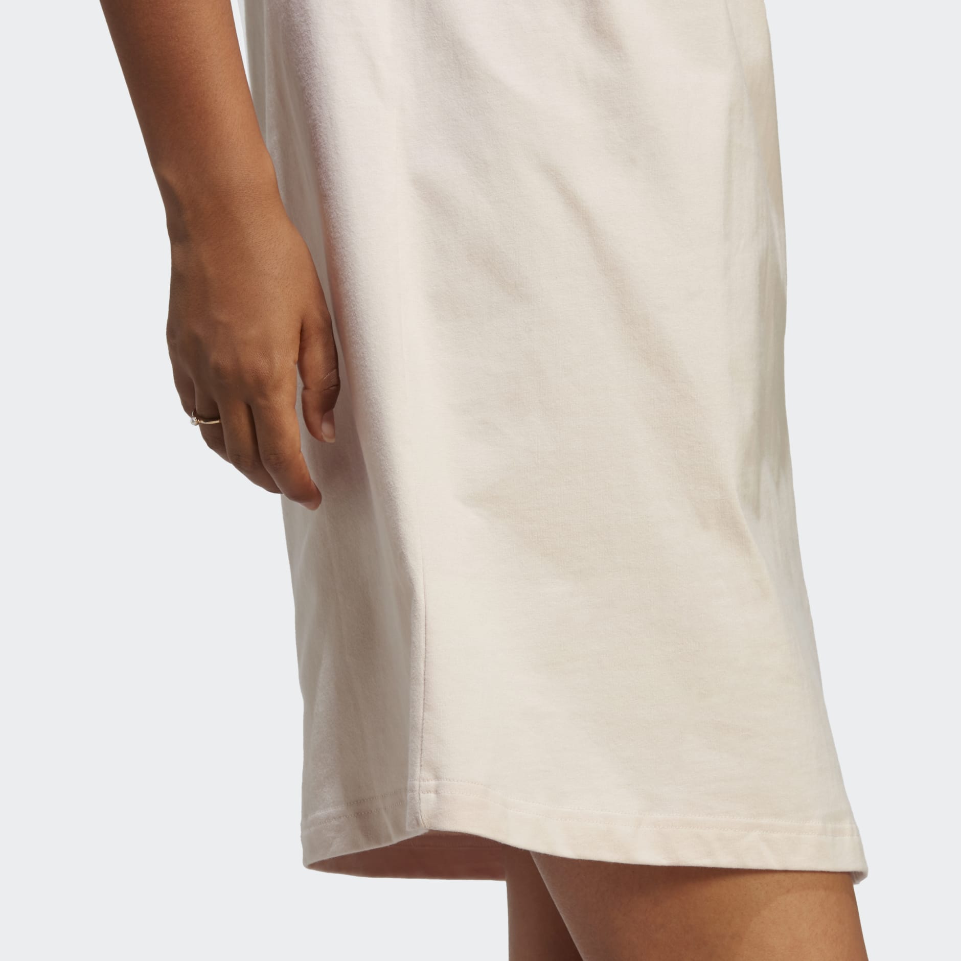 Essentials 3Stripes Single Jersey Boyfriend Tee Dress