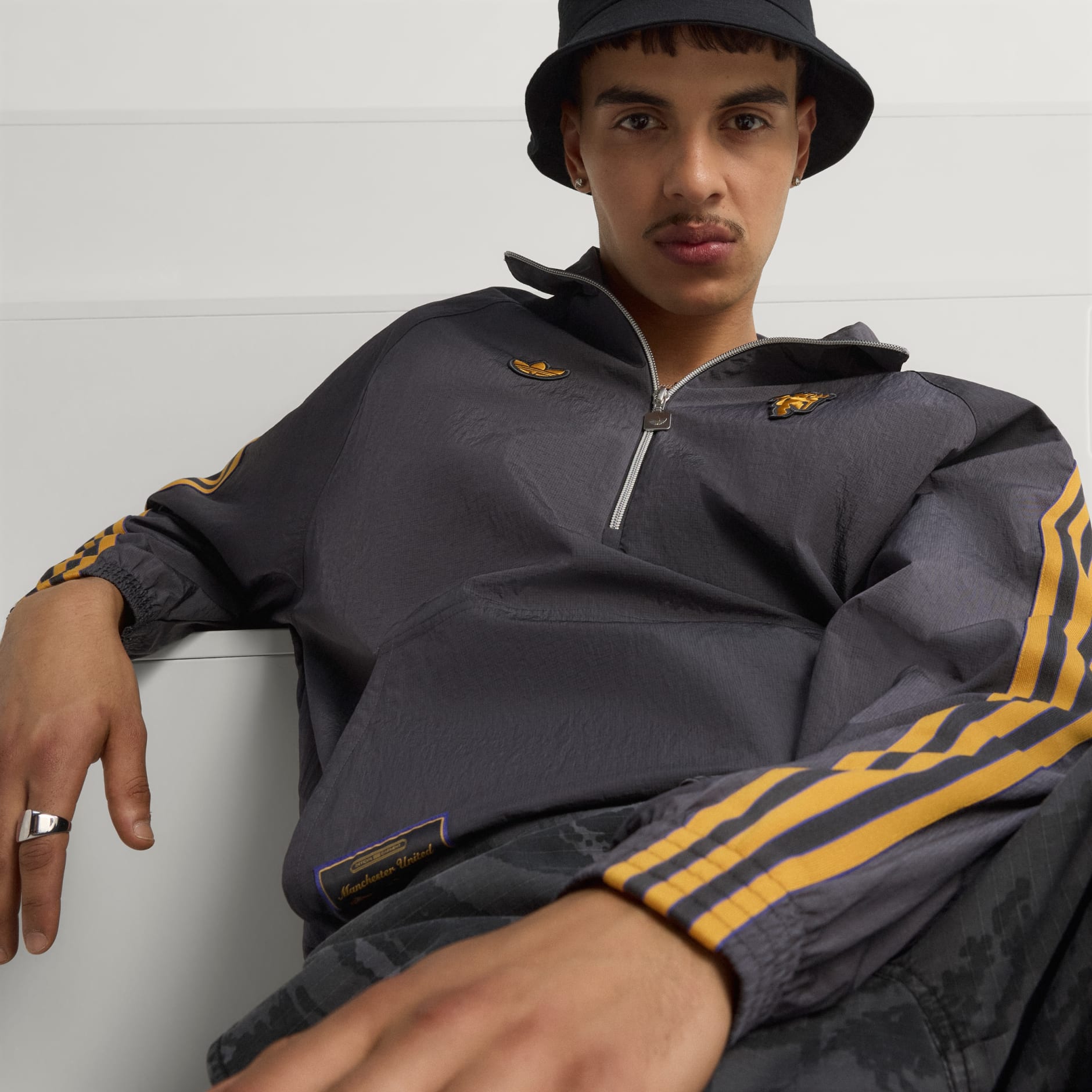 Manchester United Terrace Icons Half-Zip Jacket