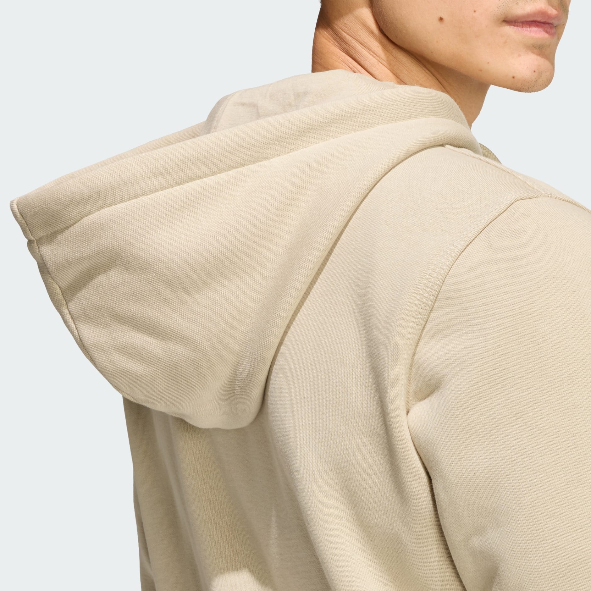 Majica s kapuljačom Trefoil Essentials s patentnim zatvaračem punom duljinom