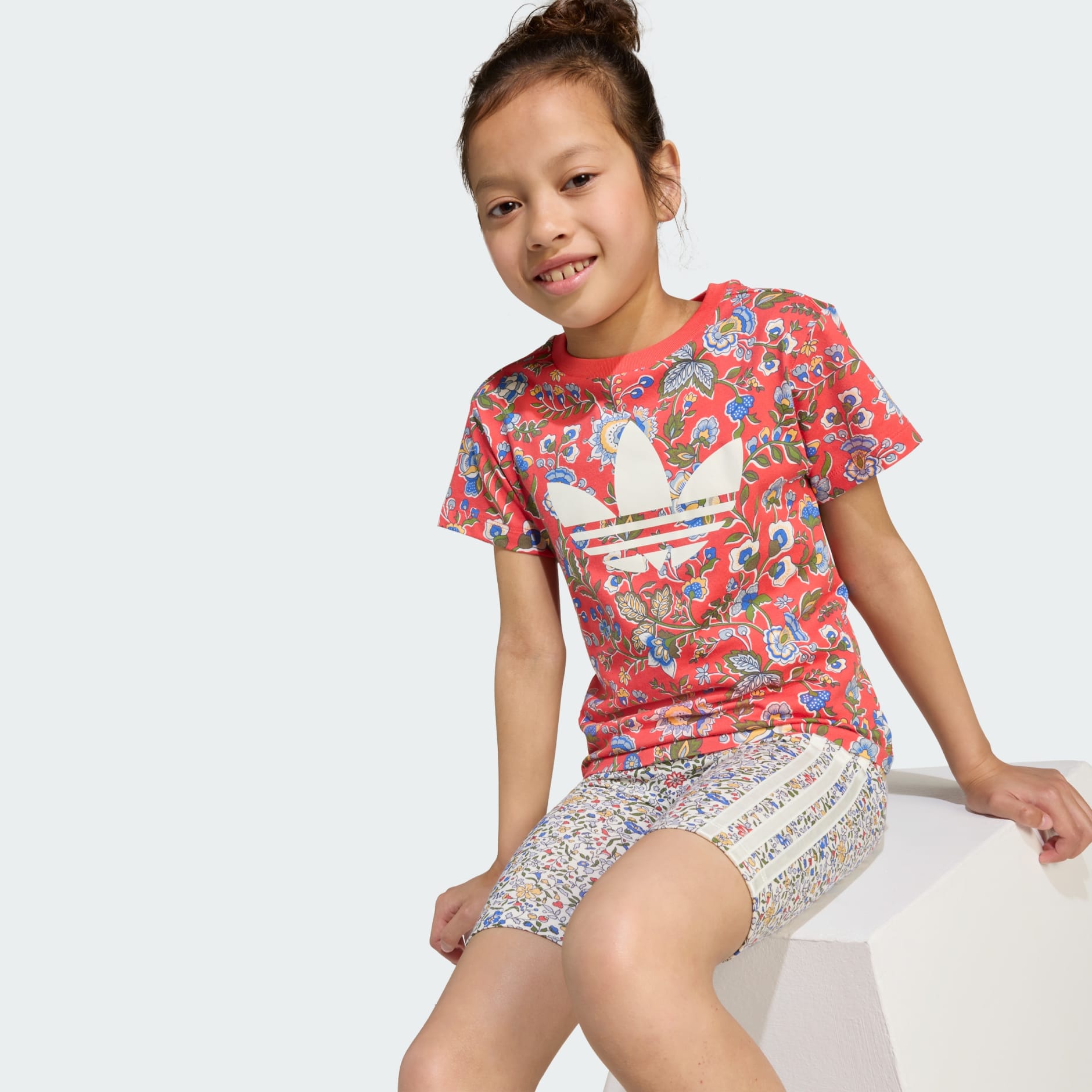 طقم للأطفال adidas Originals x Liberty London Short Tee