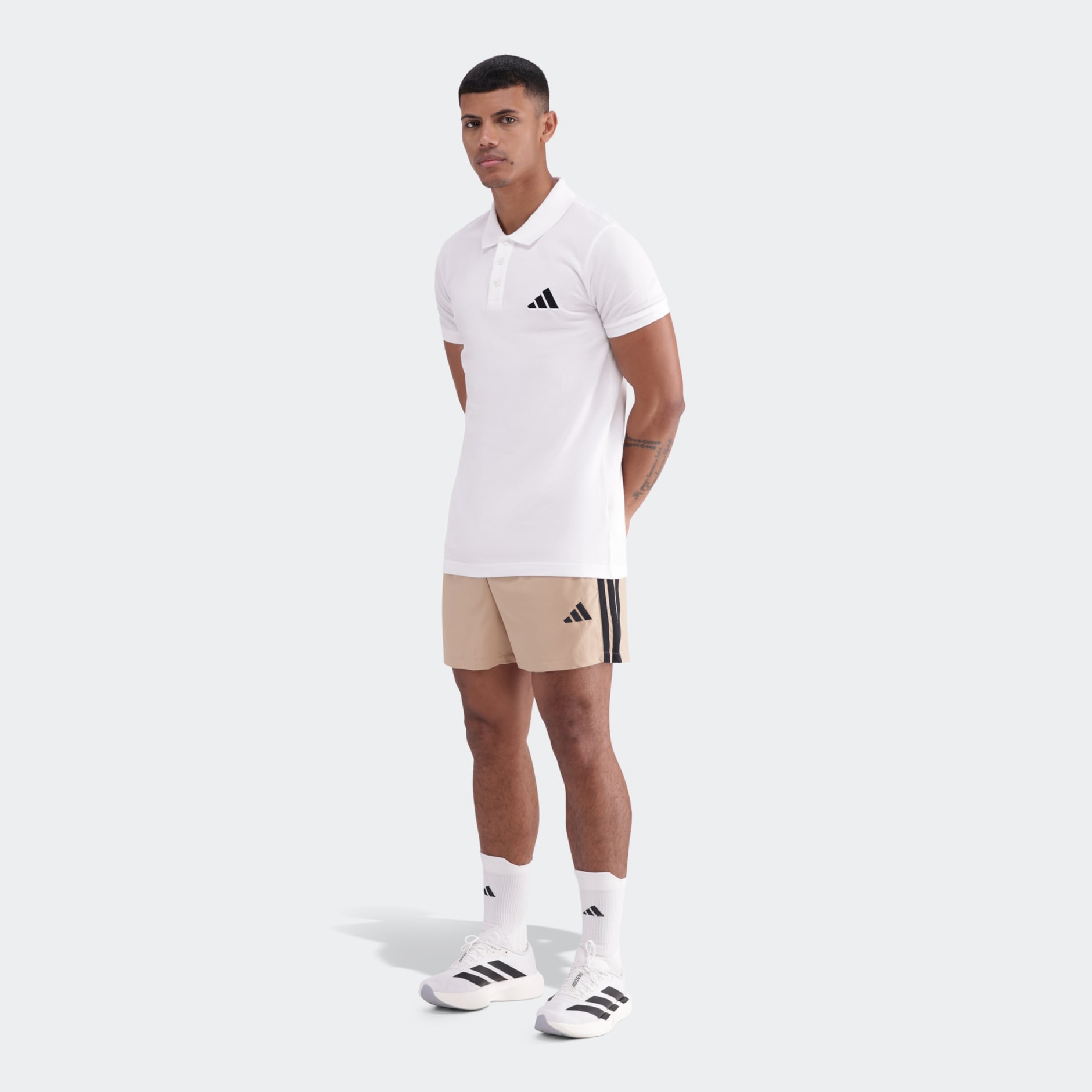 Essentials Small Logo Piqu&eacute; Polo Shirt
