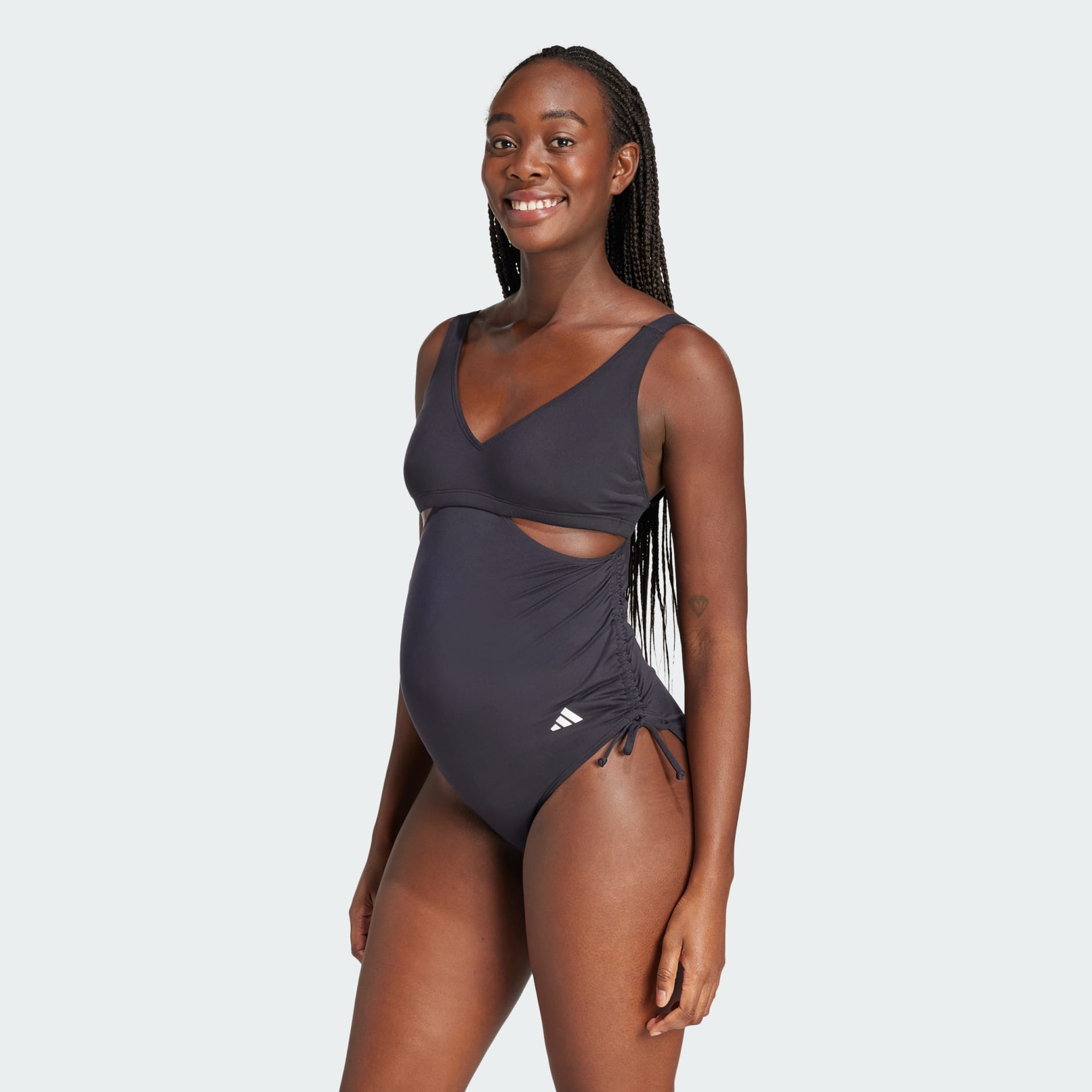 adidas Iconisea Maternity U Back Swimsuit Black adidas UAE