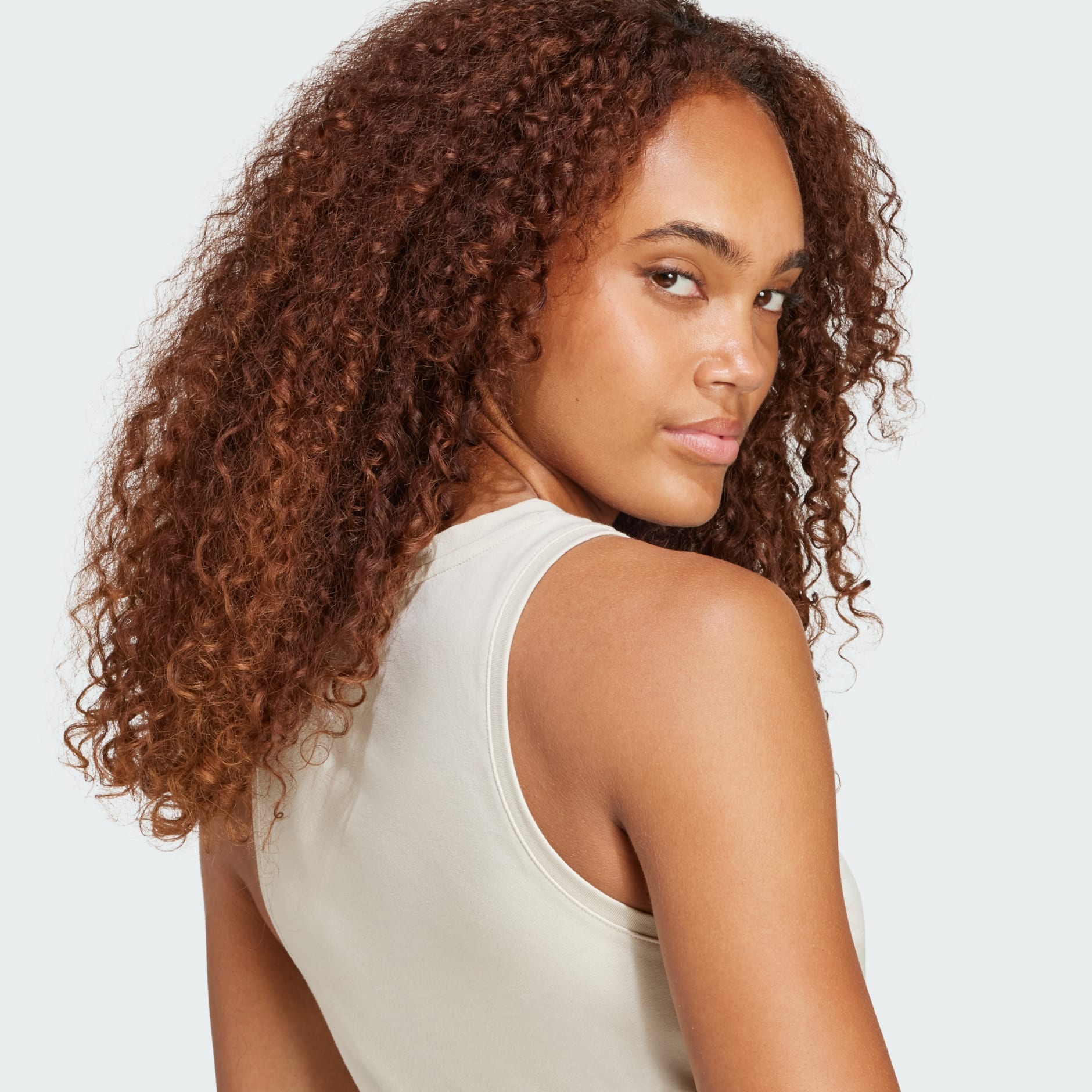 Pamučna majica bez rukava Essentials Linear Slim