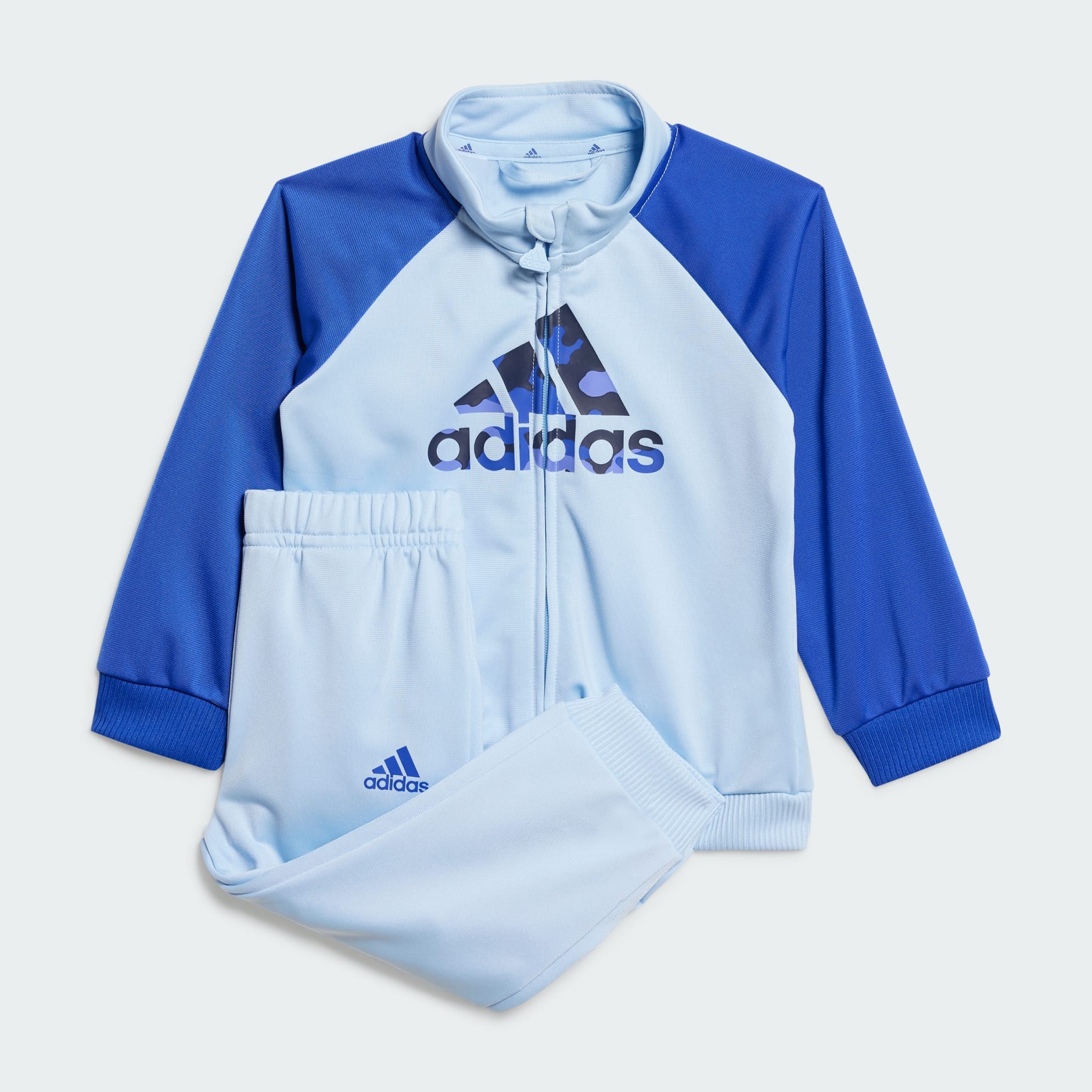 adidas Essentials Print Track Suit Kids Blue adidas UAE