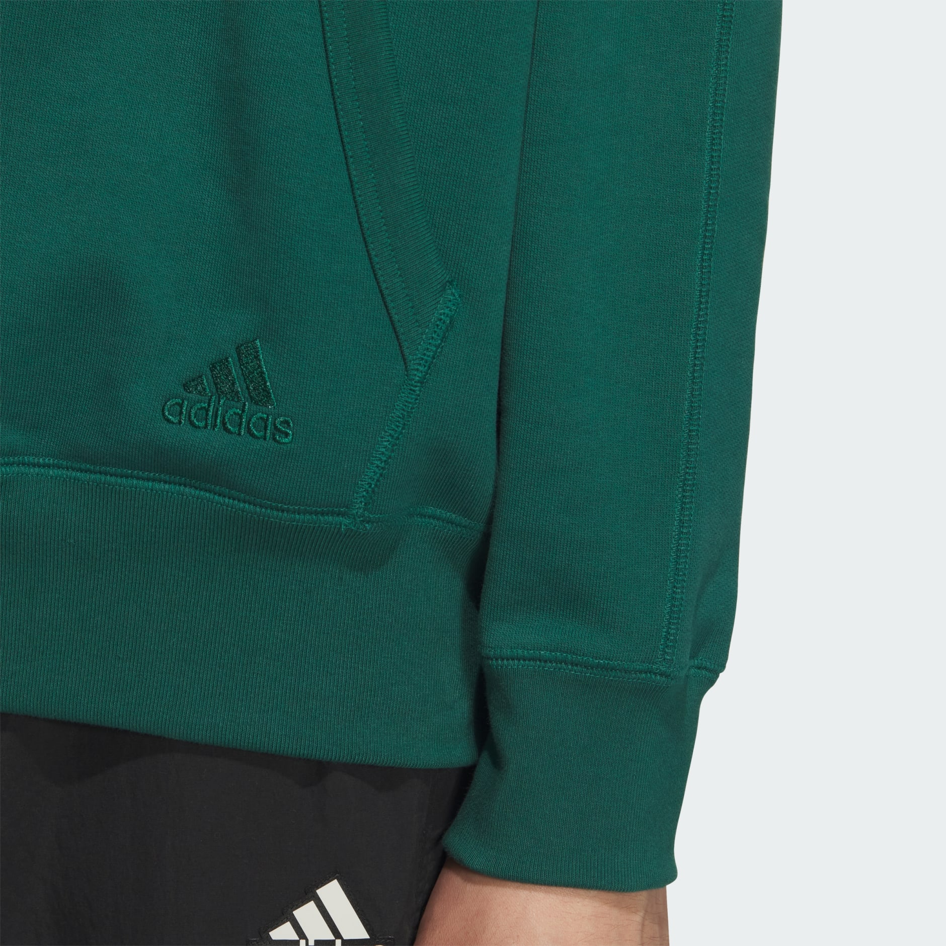 Collegiate Loose Fit French Terry Pullover Hoodie