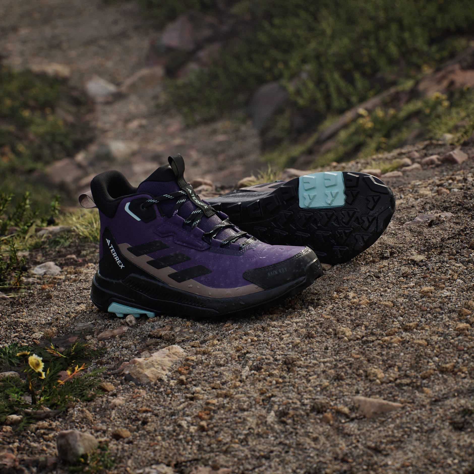 Pantofi de drumeție Terrex Anylander Mid Rain.Rdy