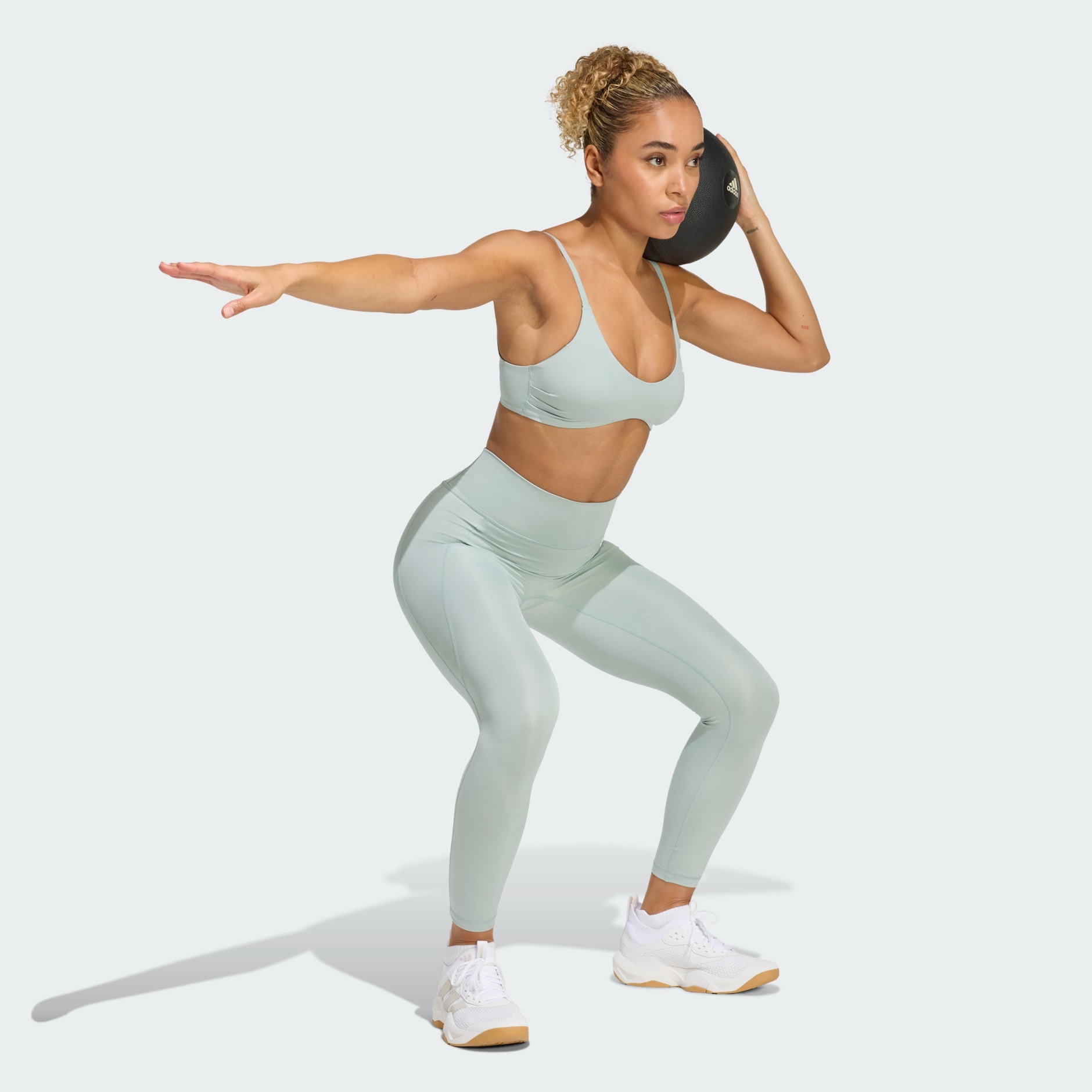 Optim&eacute; Essentials No Front Rise Seam 7/8 Leggings