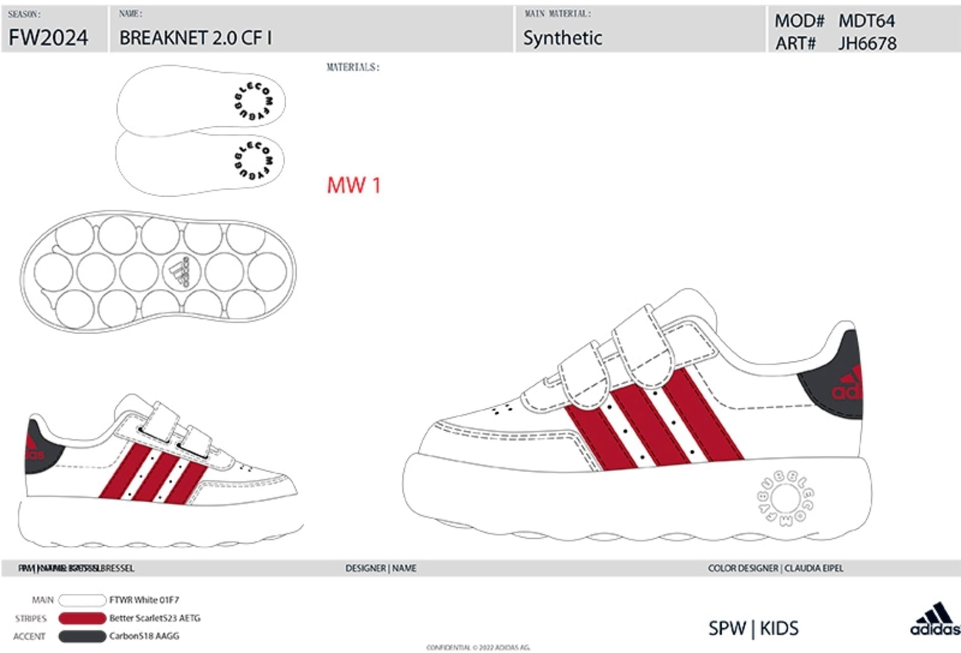 Pantofi sport Breaknet 2.0 pentru copii