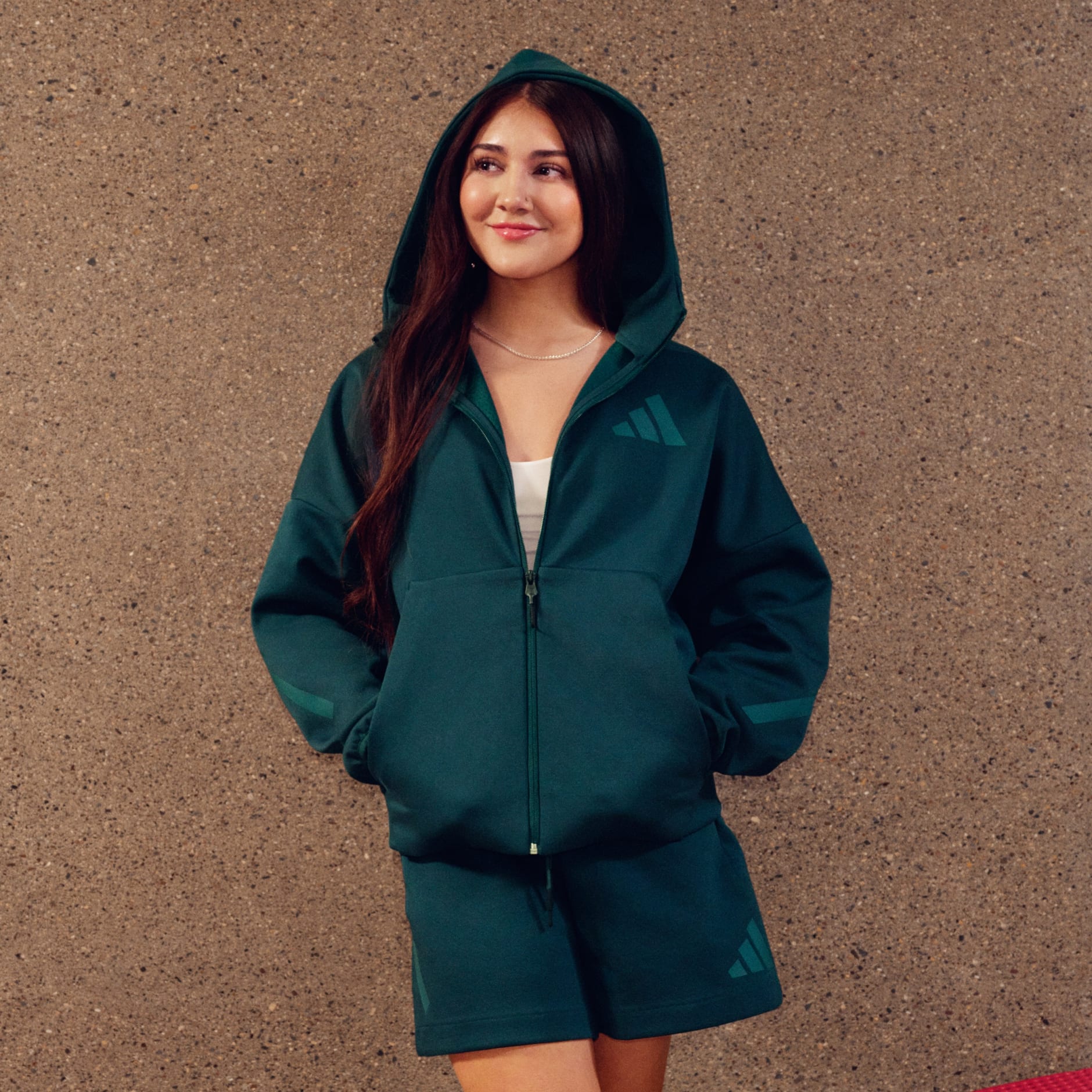 جاكيت بقبعة adidas Z.N.E. Full-Zip