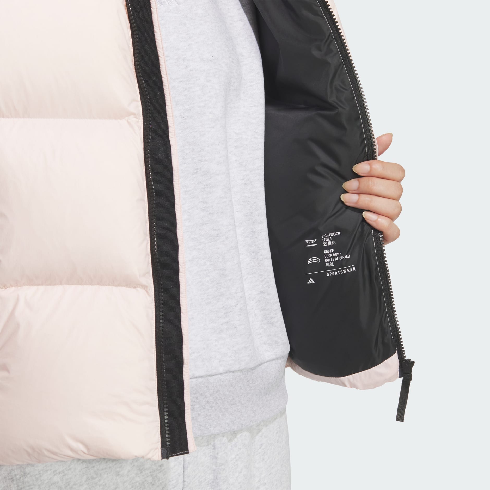 Oversize light weight down jacket