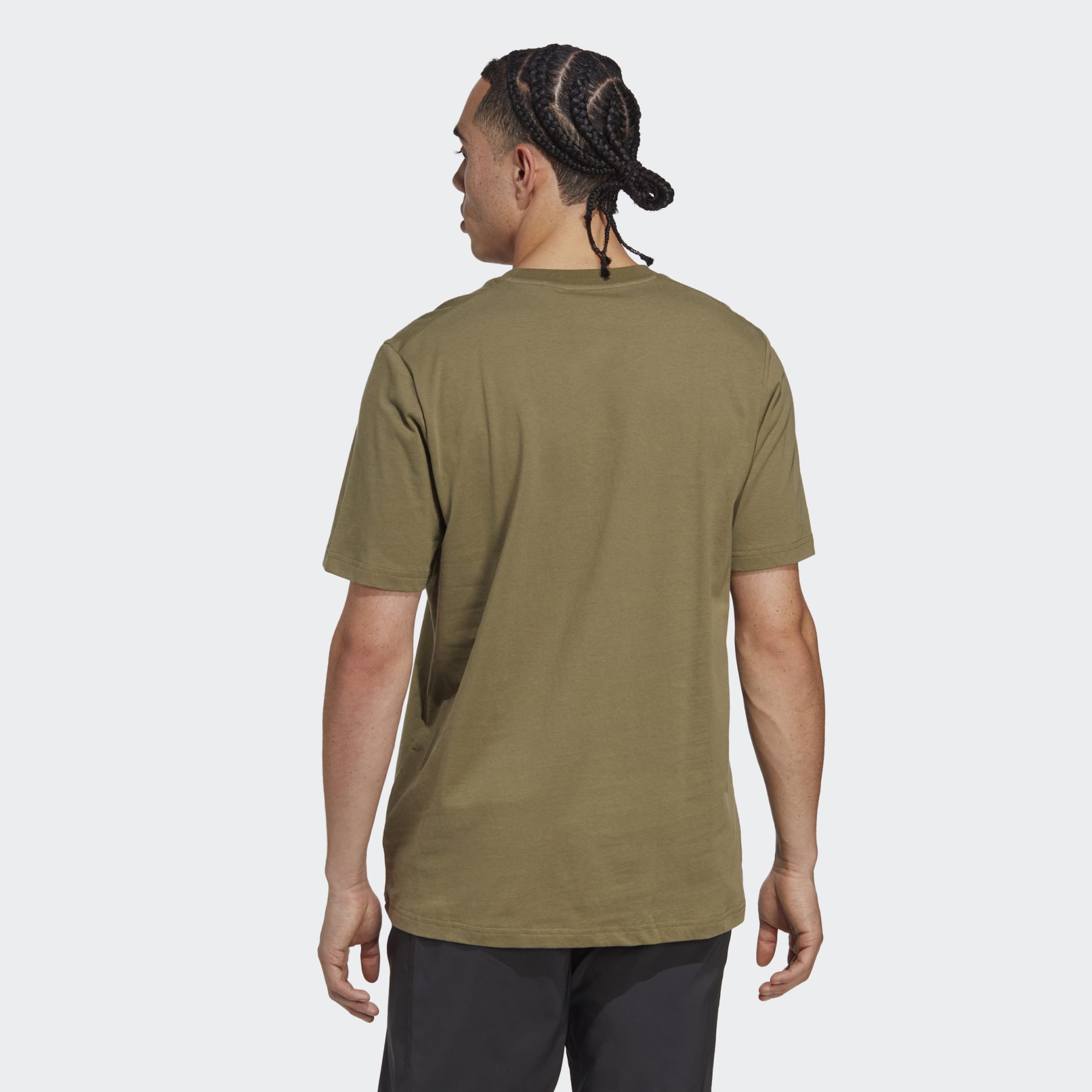 Men's Clothing - Terrex Classic Logo Tee - Green | adidas Egypt