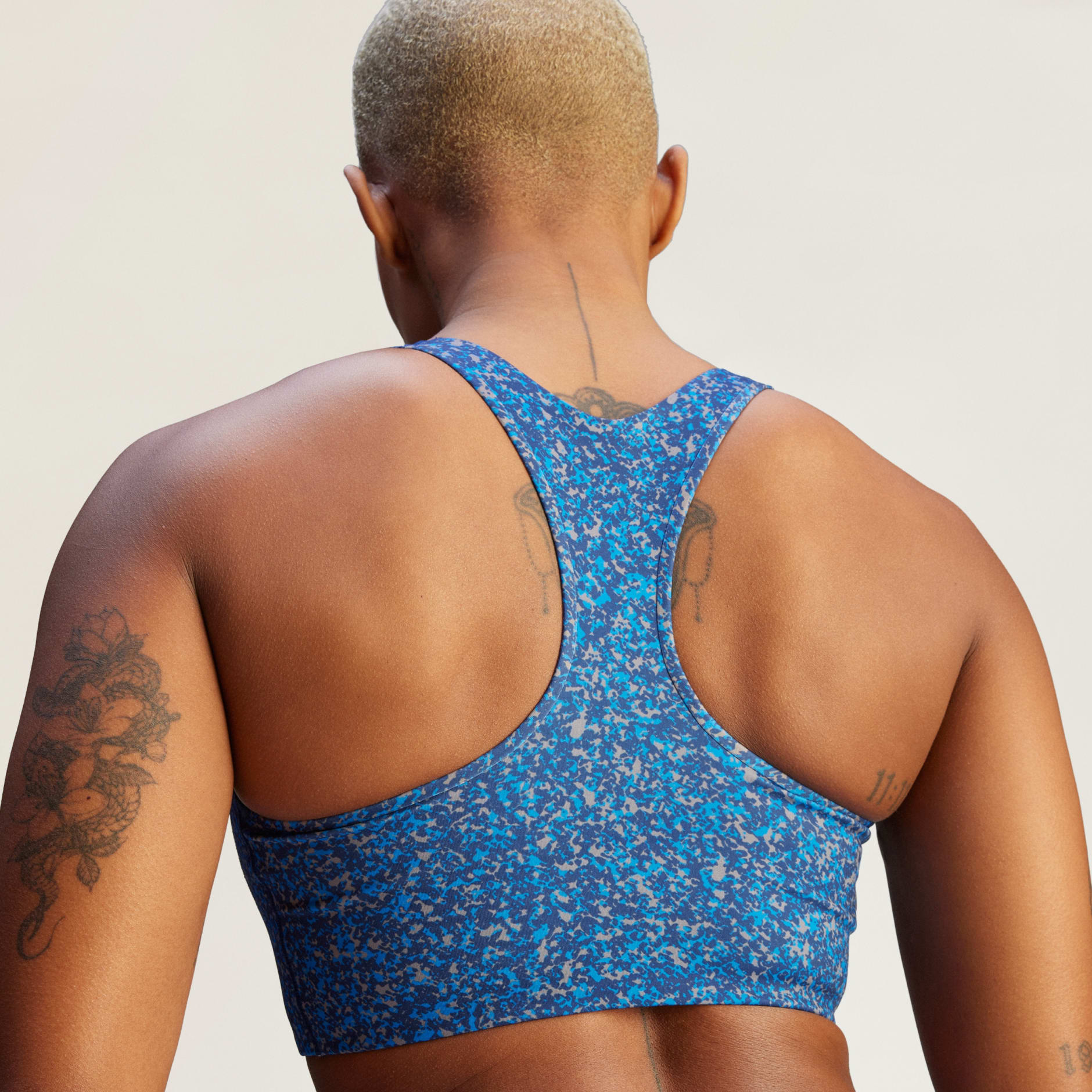 adidas by Stella McCartney TruePurpose Power Impact Printed Training Bra Medium Support