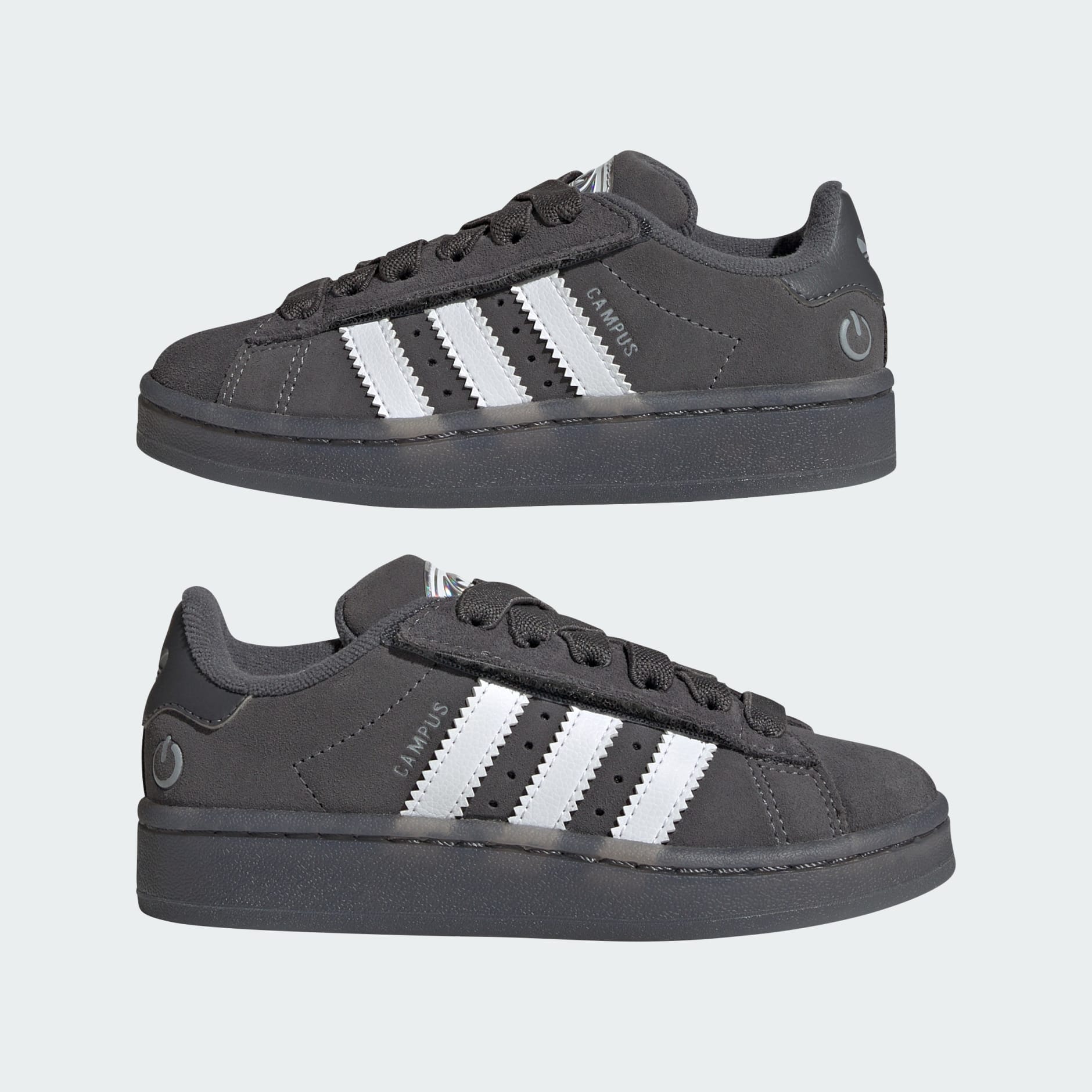 Campus 00s Led Lights Comfort Closure Elastic Lace Shoes Kids