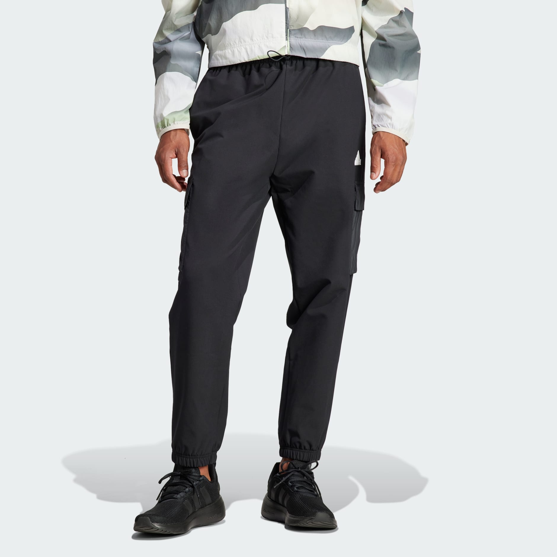 Clothing - City Escape Premium Cargo Pants - Black | adidas South Africa