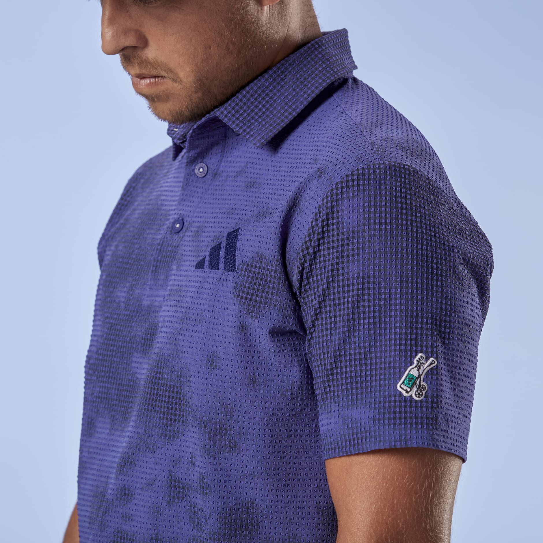 Play Green Spray-Dyed Polo Shirt