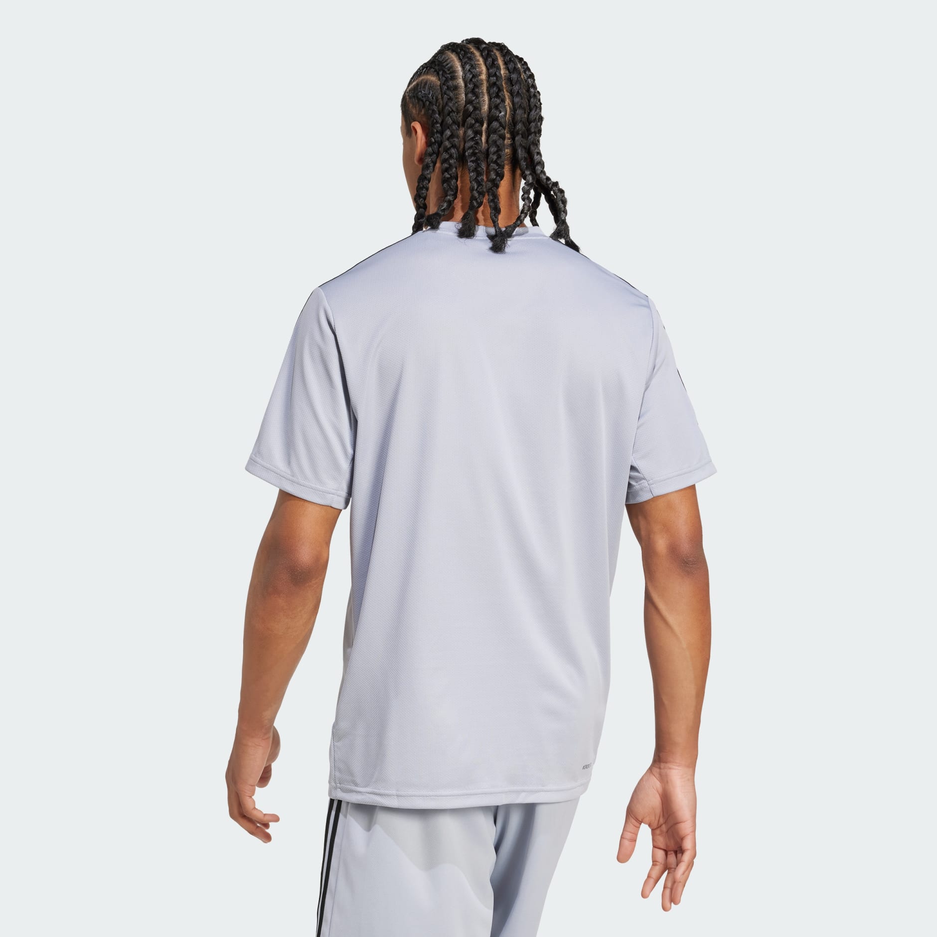 Train Essentials 3-Stripes Training Tee