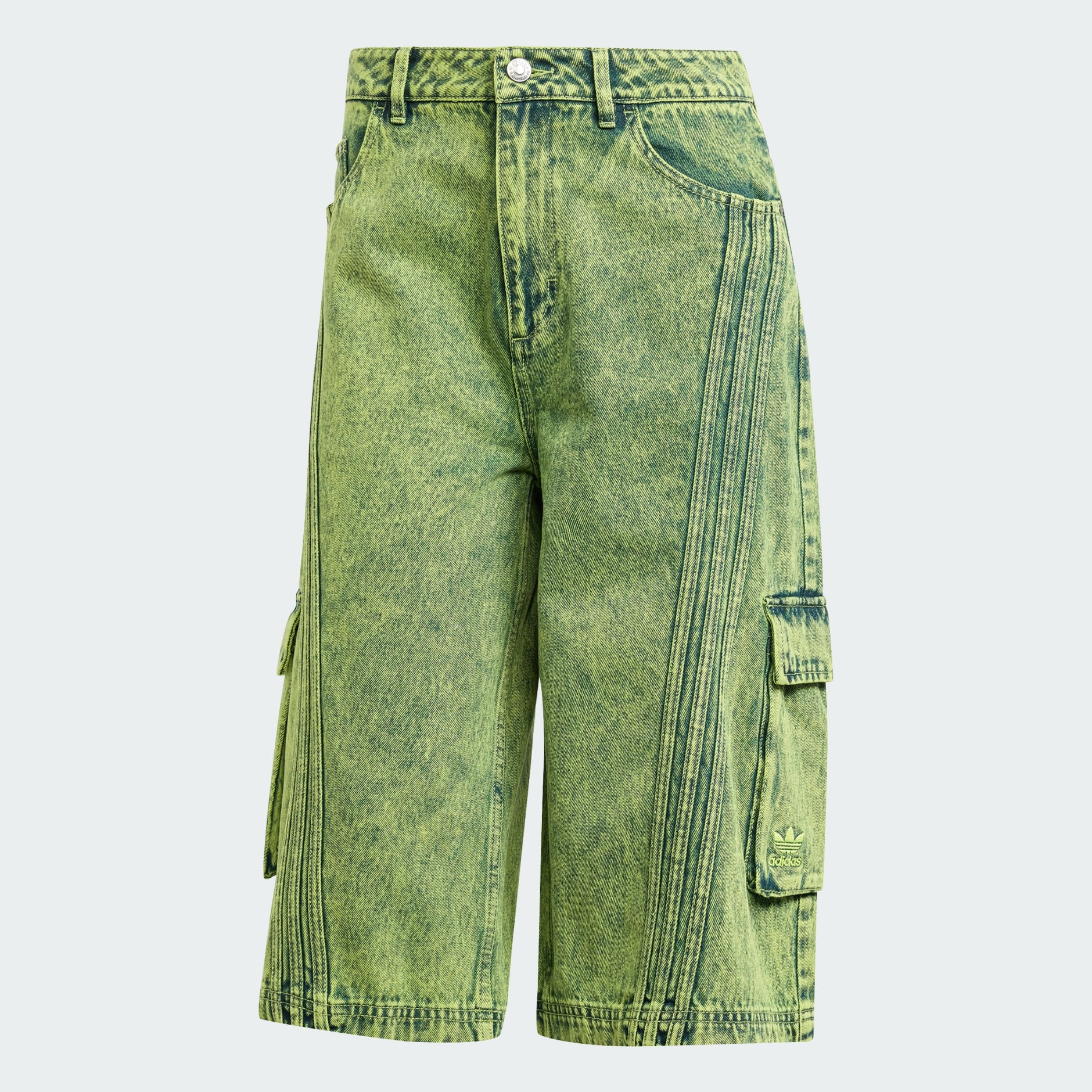 Clothing Adilenium Season 2 Denim Capri Shorts Gender Neutral Green adidas South Africa