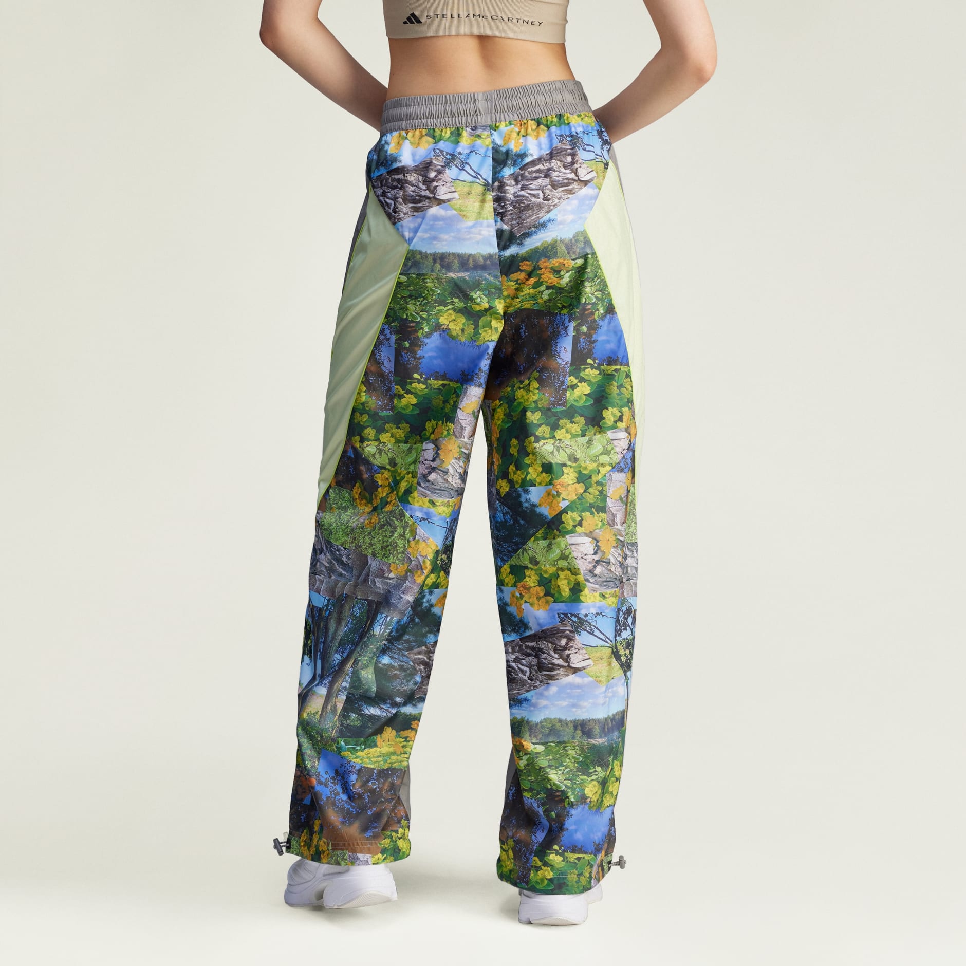 アディダス×ステラMcCartney Earth Collage Woven Track Pants CLOTHING - adidas by Stella McCartney Earth Collage Woven