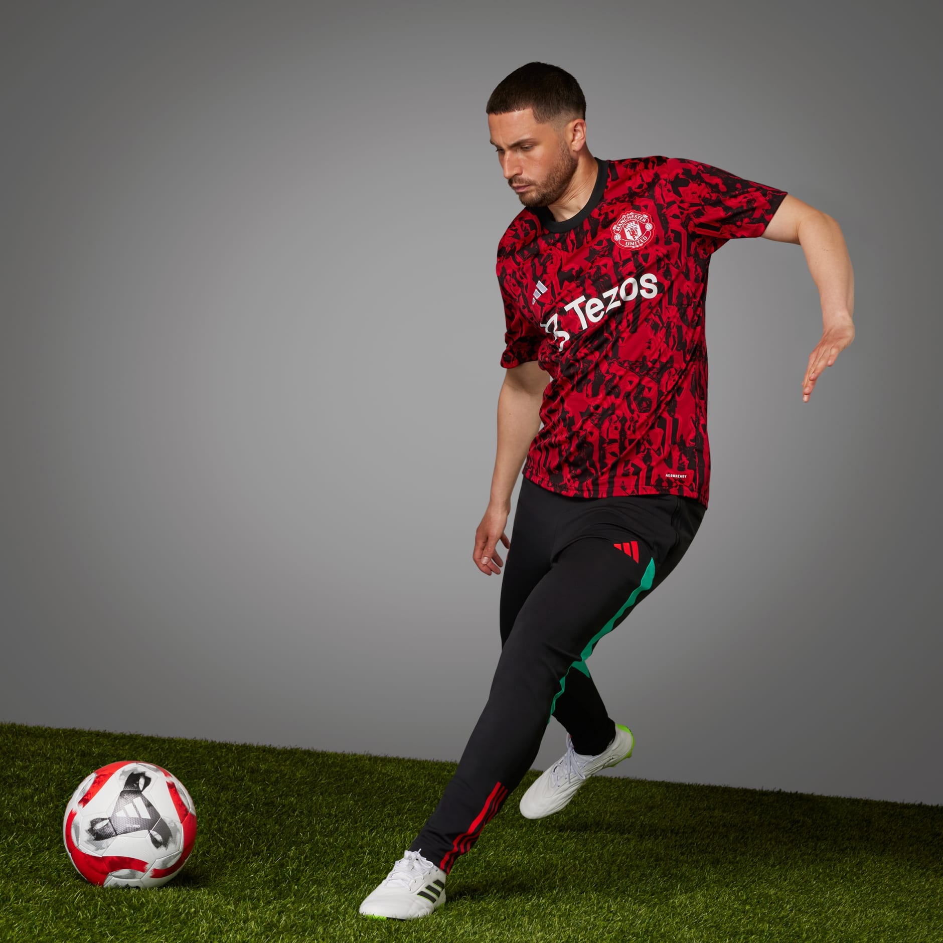 Clothing - Manchester United Pre-Match Jersey - Red | adidas South Africa