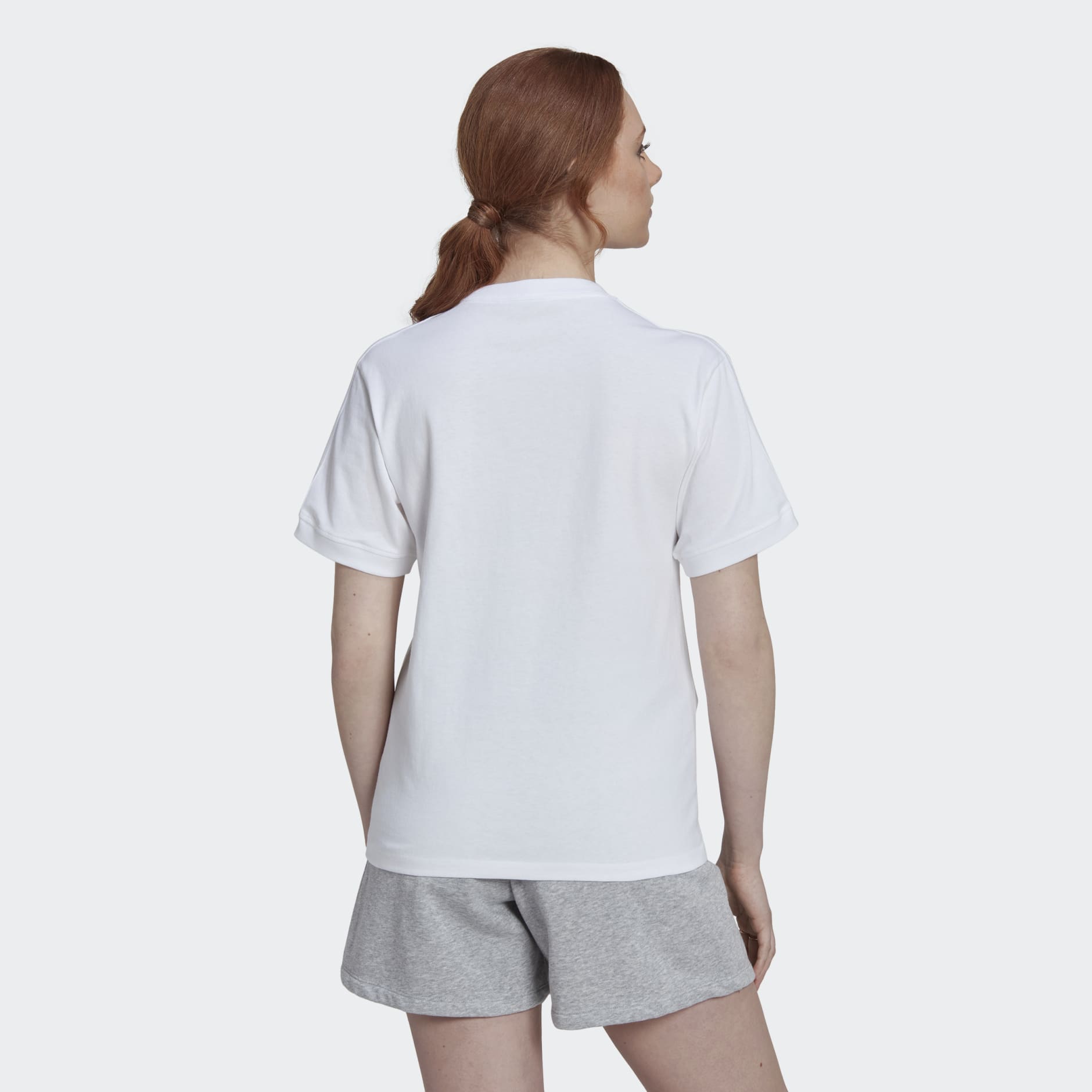 Tee with Crest Graphic