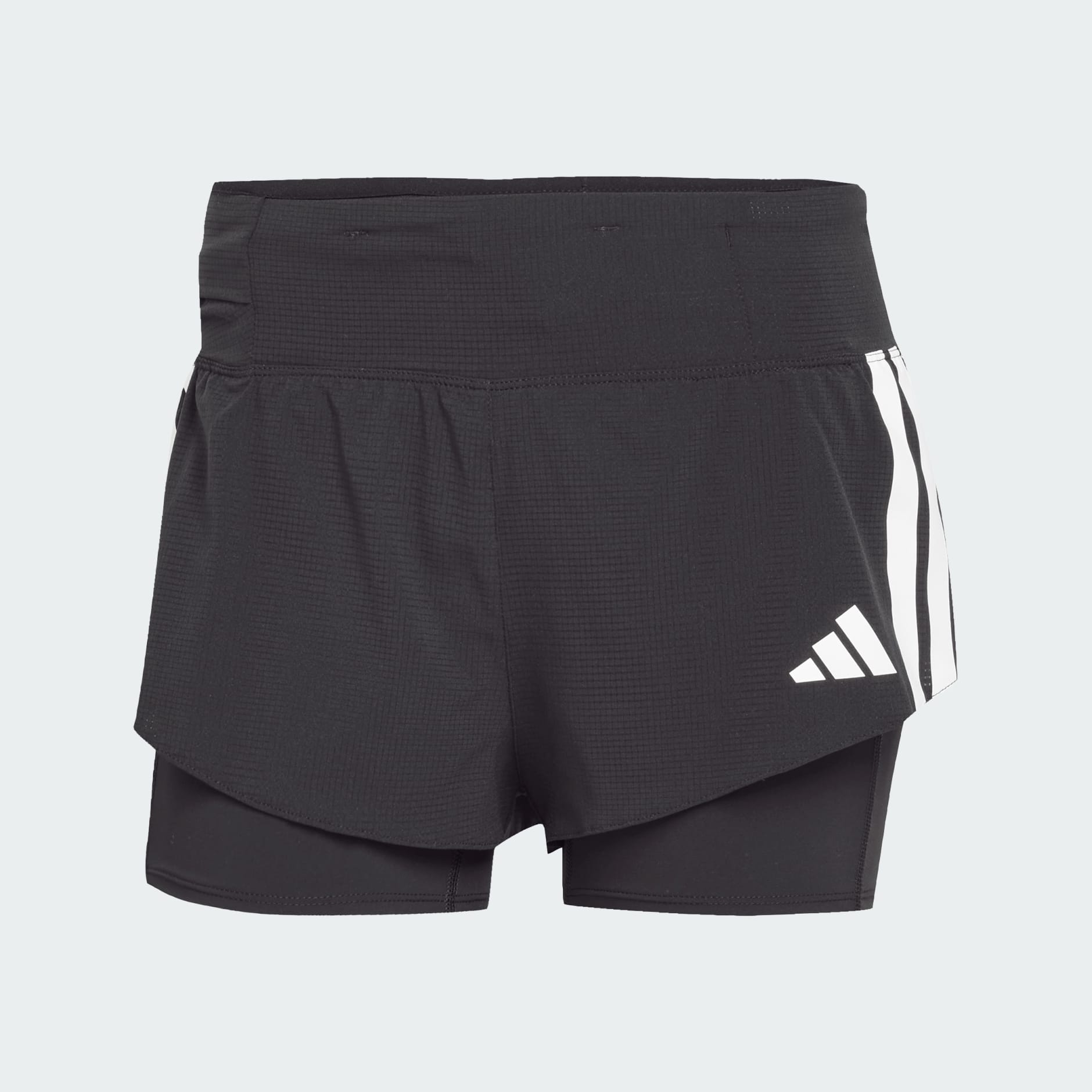 【Adidas コリア】 Adizero Running 2-in-1 Gel Pocket Shorts Clothing - Adizero Running 2-in-1 Gel Pocket Shorts - Black