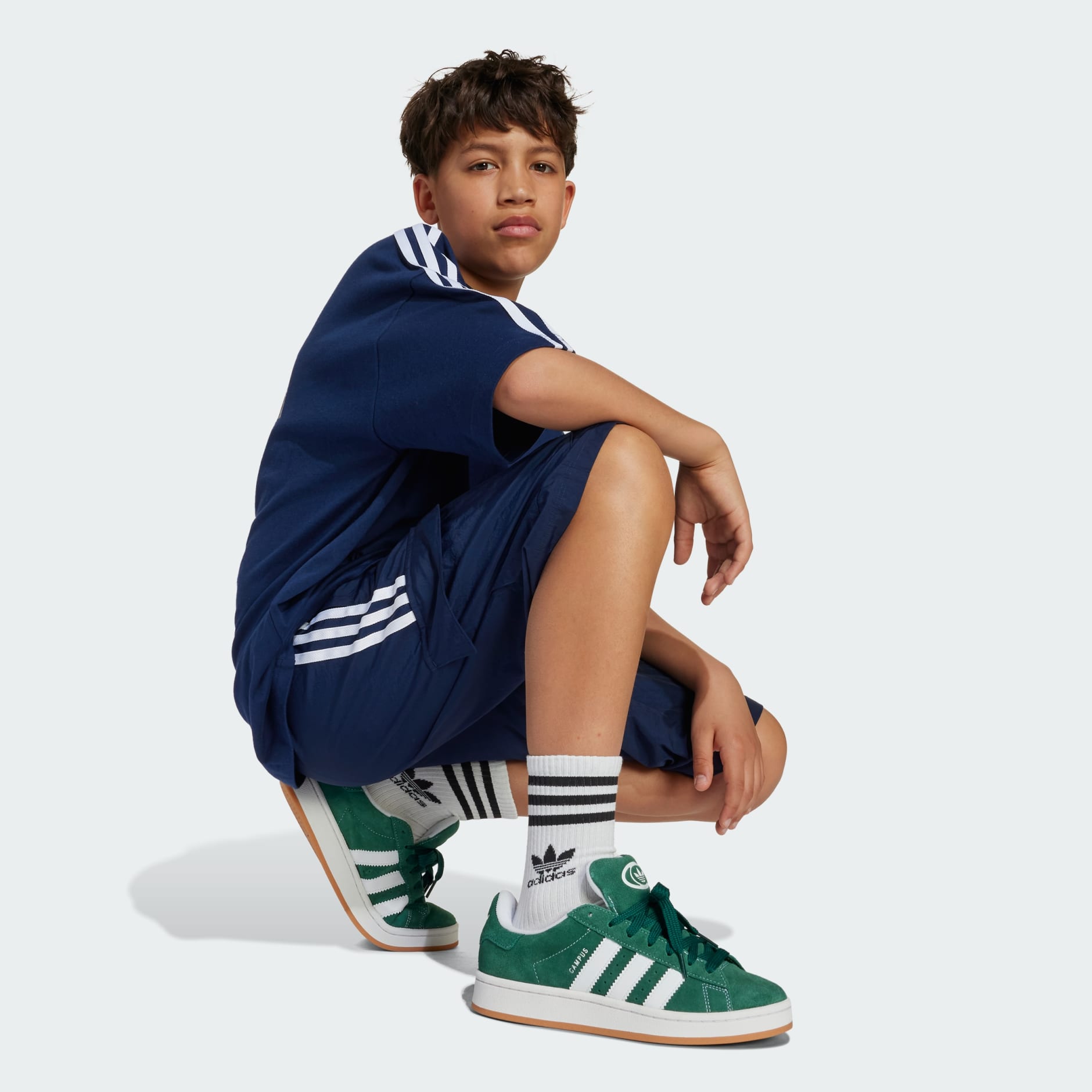 adidas Originals X Minecraft 童裝工裝短褲