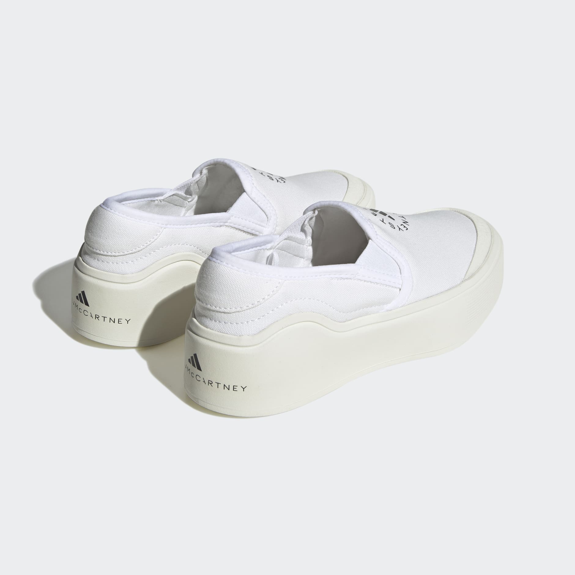 adidas adidas by Stella McCartney Court Slip-On Shoes - White | adidas UAE