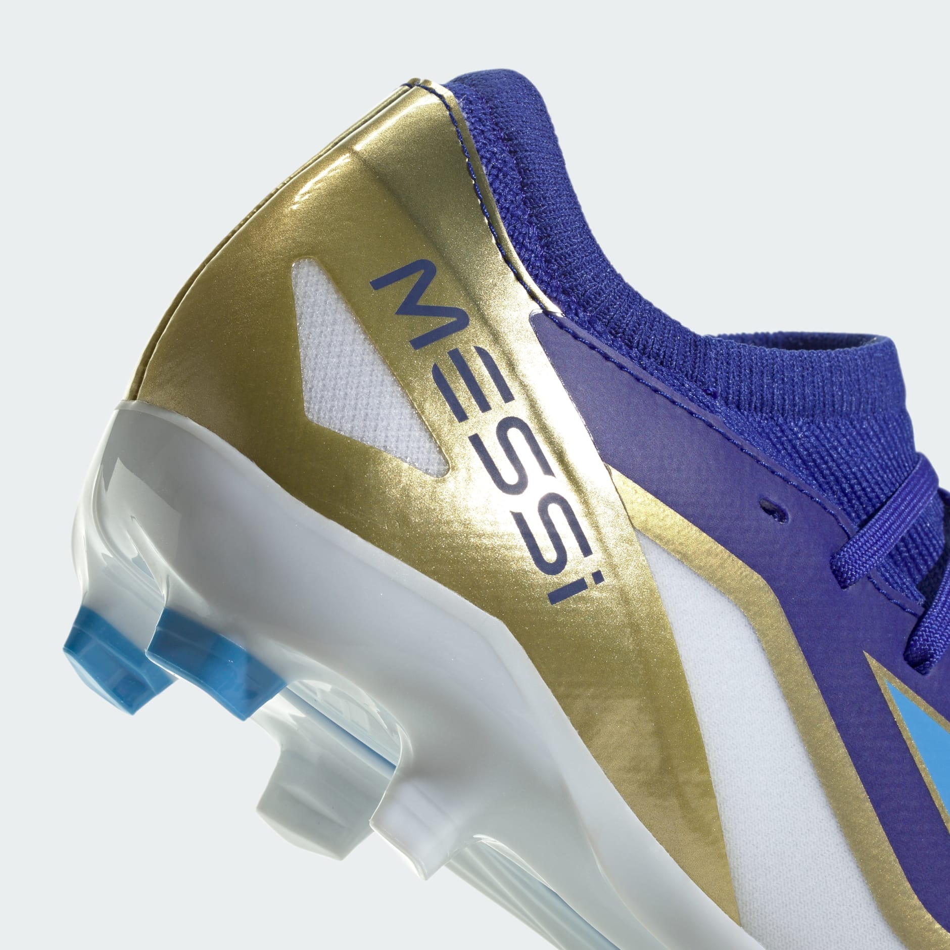 Blue and gold boots best sale