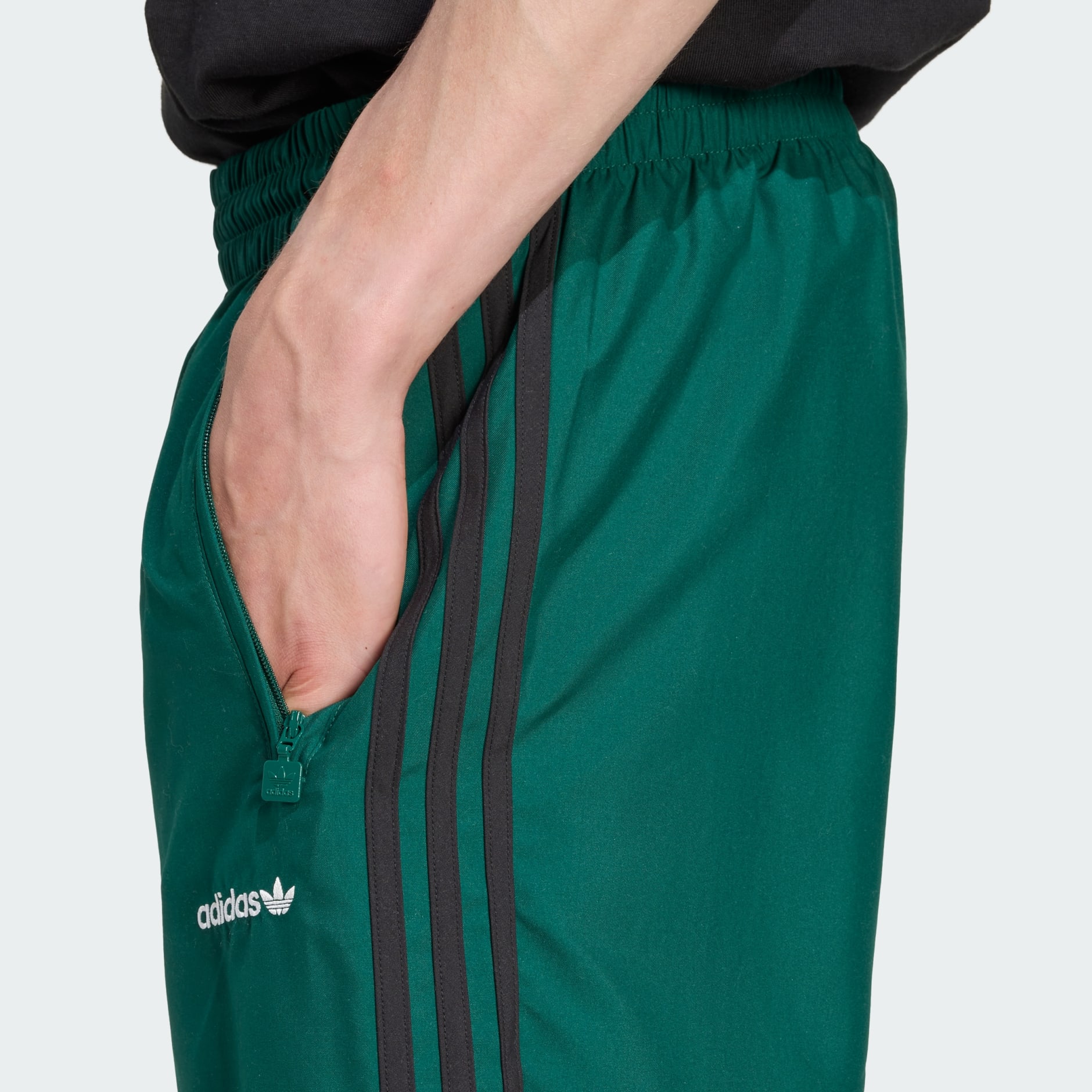 Clothing - Brushed Woven Track Pants - Green | adidas Oman