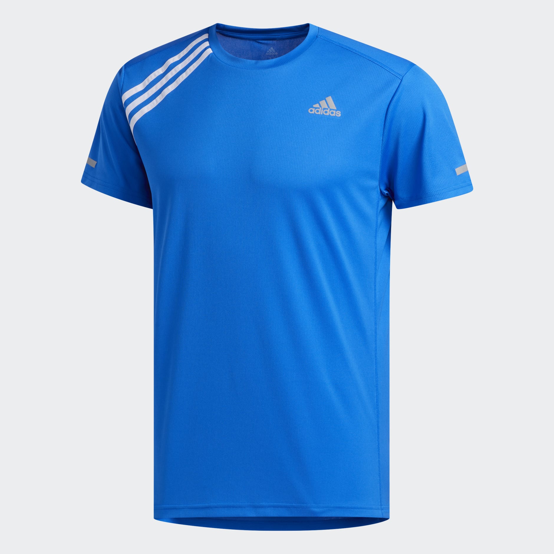 pedazo masculino Antorchas Camiseta para correr Run It 3 Rayas