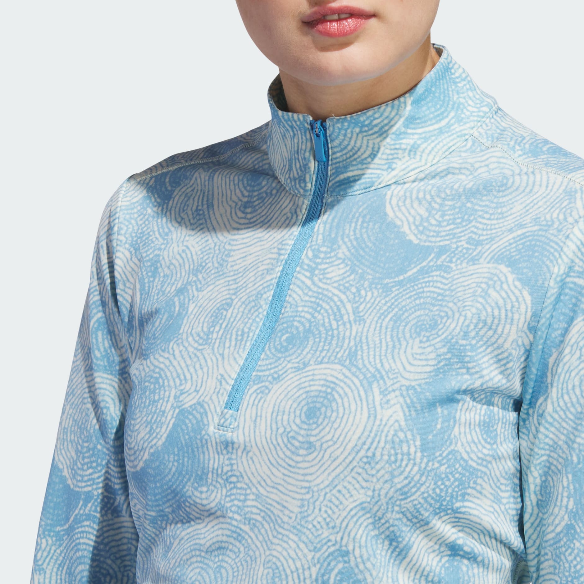 Women's Ultimate365 Printed Quarter-Zip Mock