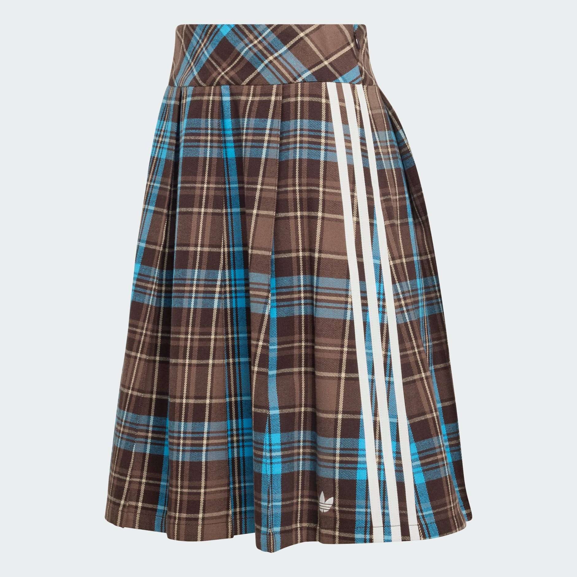 PLEATED CHECK SKIRT