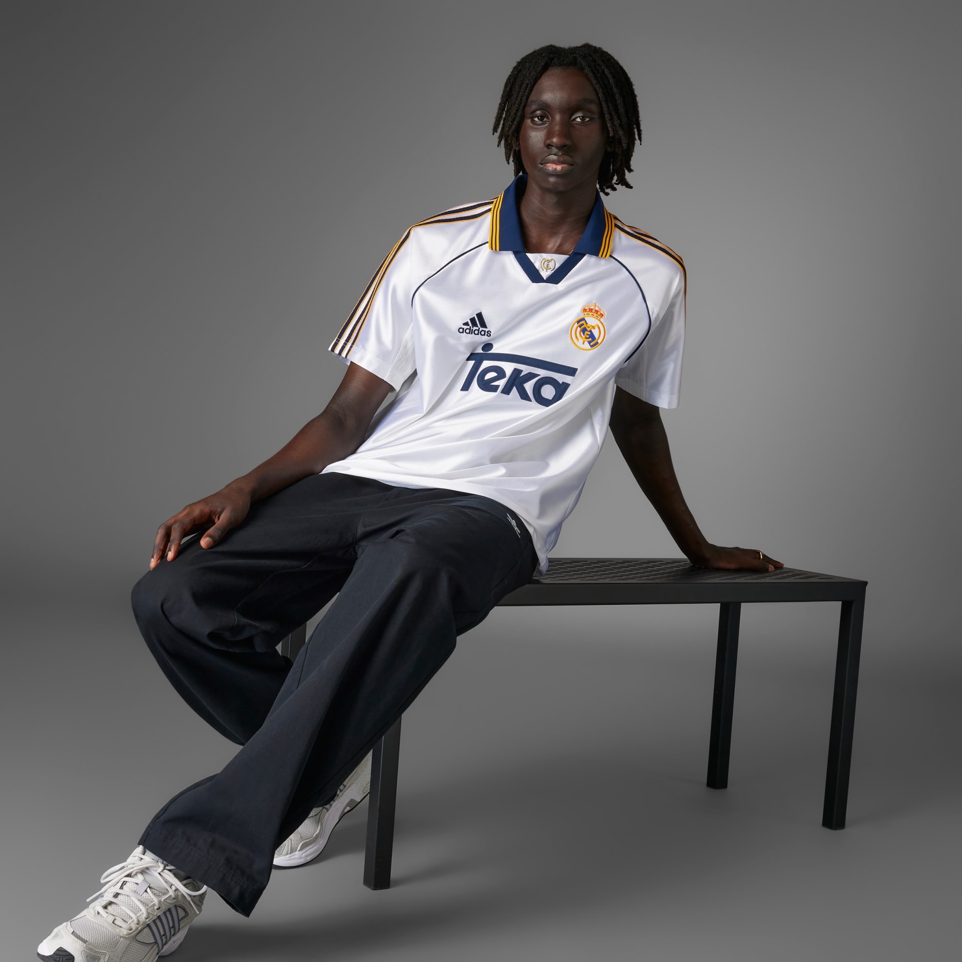 Clothing - Real Madrid 99/00 Home Jersey - White | adidas Oman