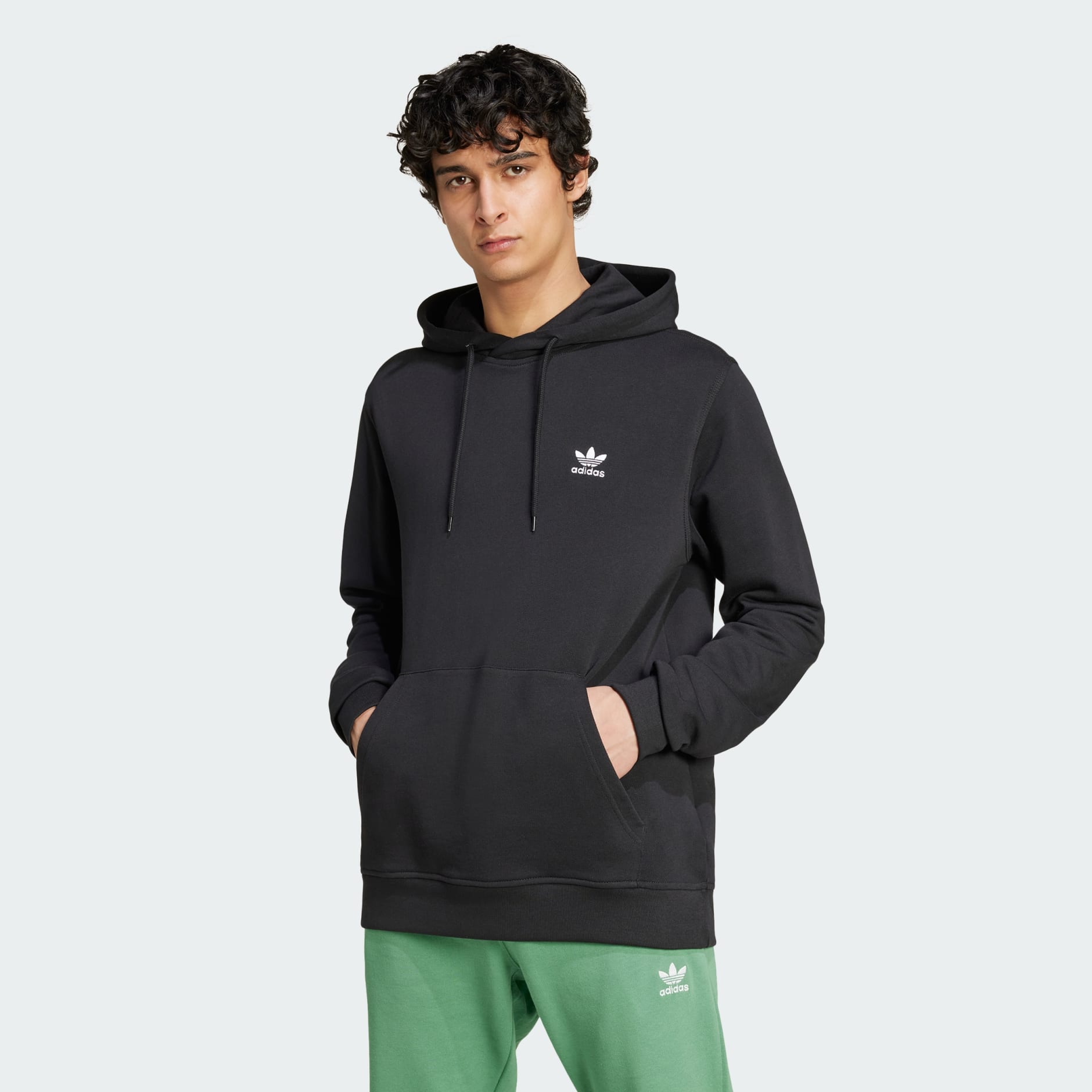 adidas Trefoil Essentials Hoodie Black adidas UAE