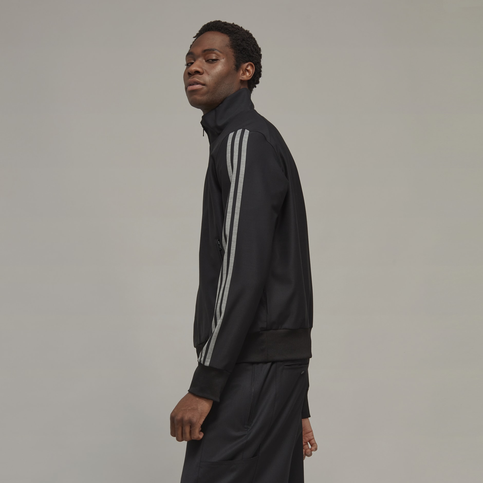 All products - Y-3 3-Stripes Refined Wool Track Top - Black | adidas ...