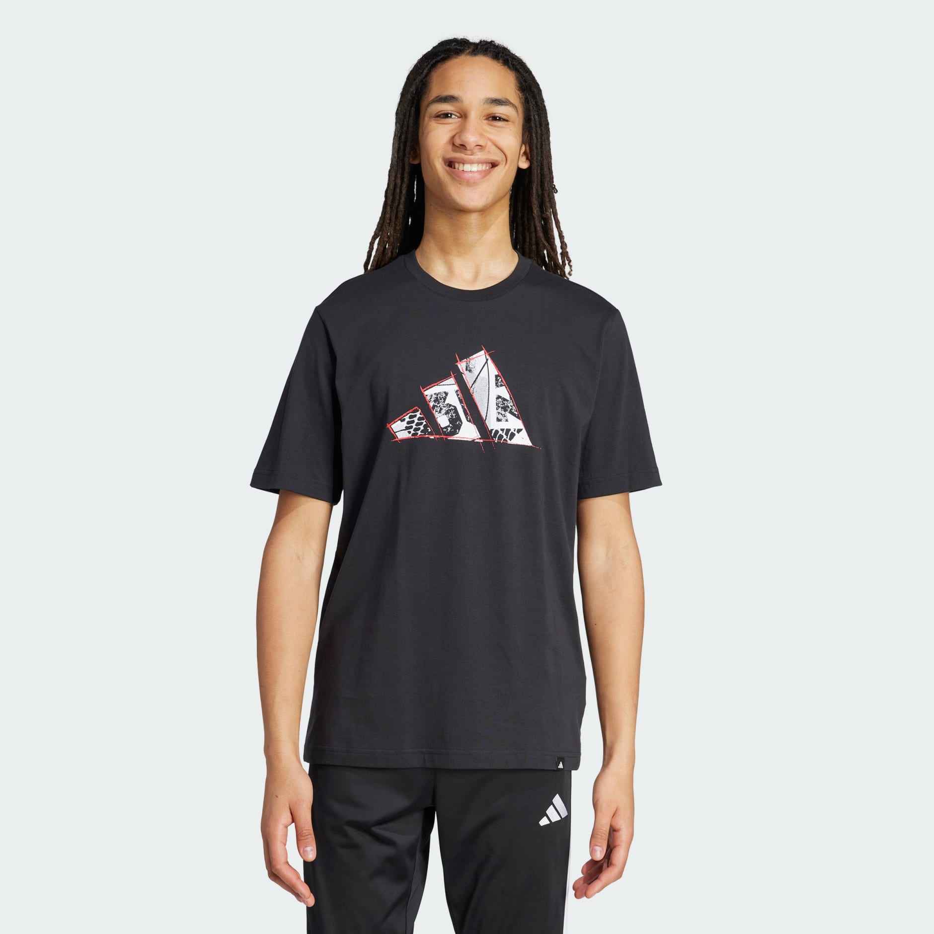 Tricou cu imprimeu și logo