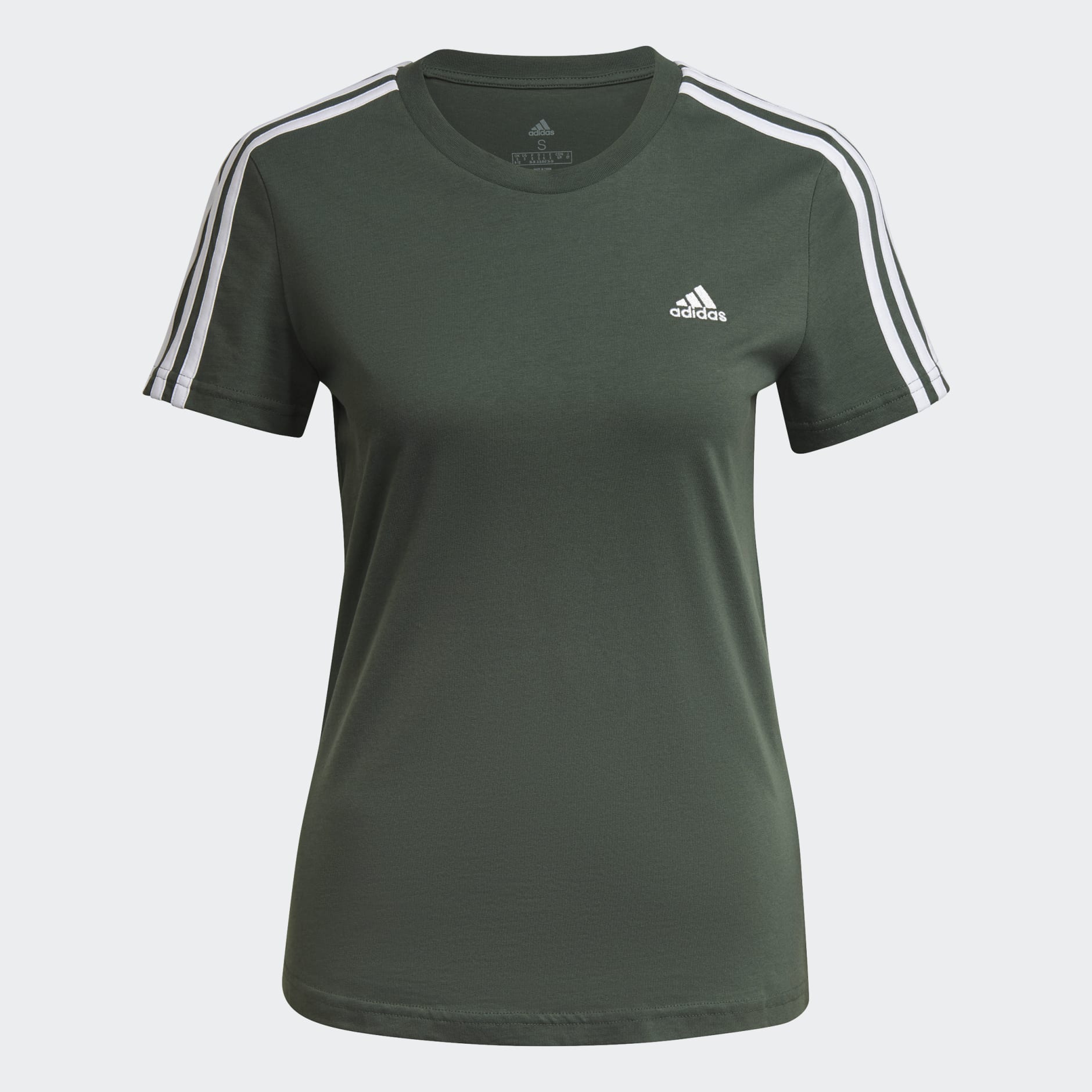 Essentials Slim 3-Stripes Tee